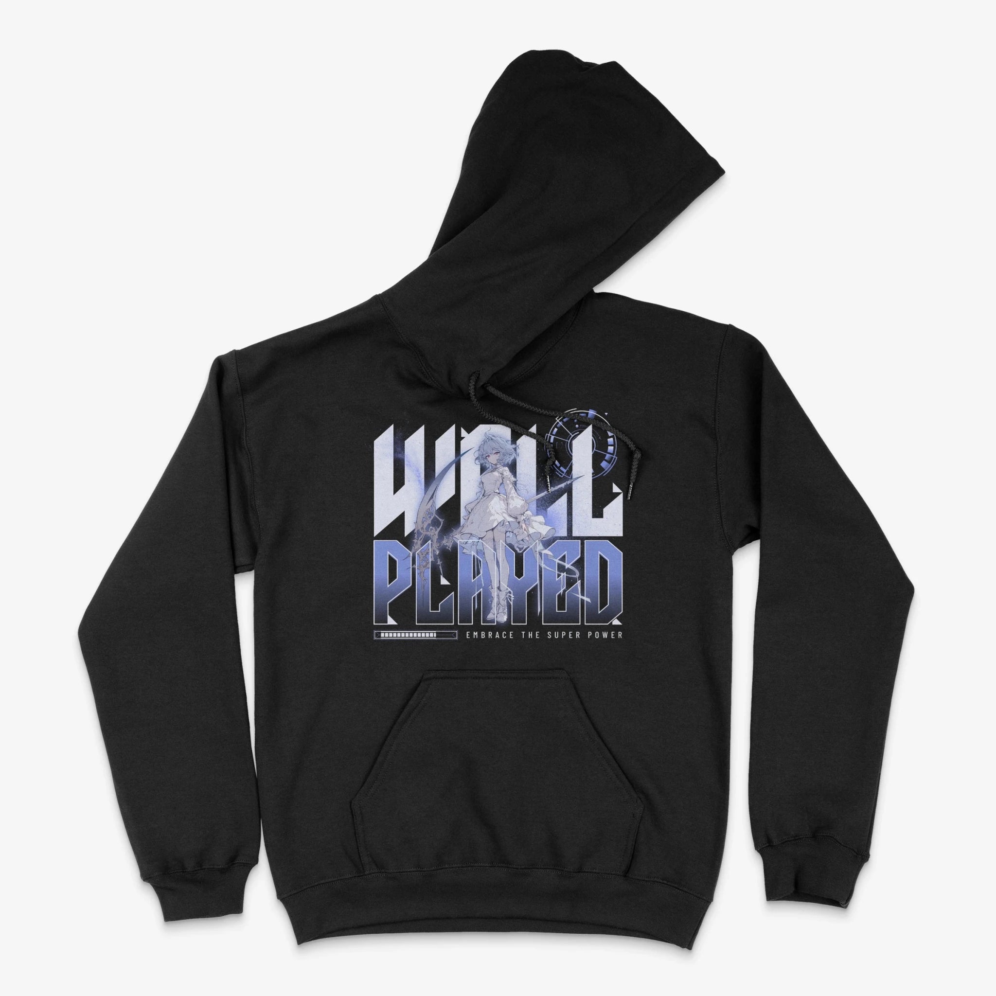 Anime Hoodie - Well Played Hoodie in Farbe schwarz  