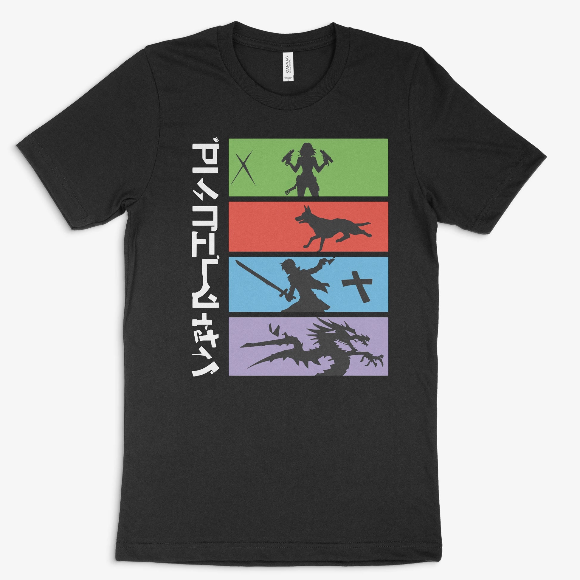 Anime Shirt - Hunter schwarz – Gaming Shirt mit Anime Shirt - Hunter Print