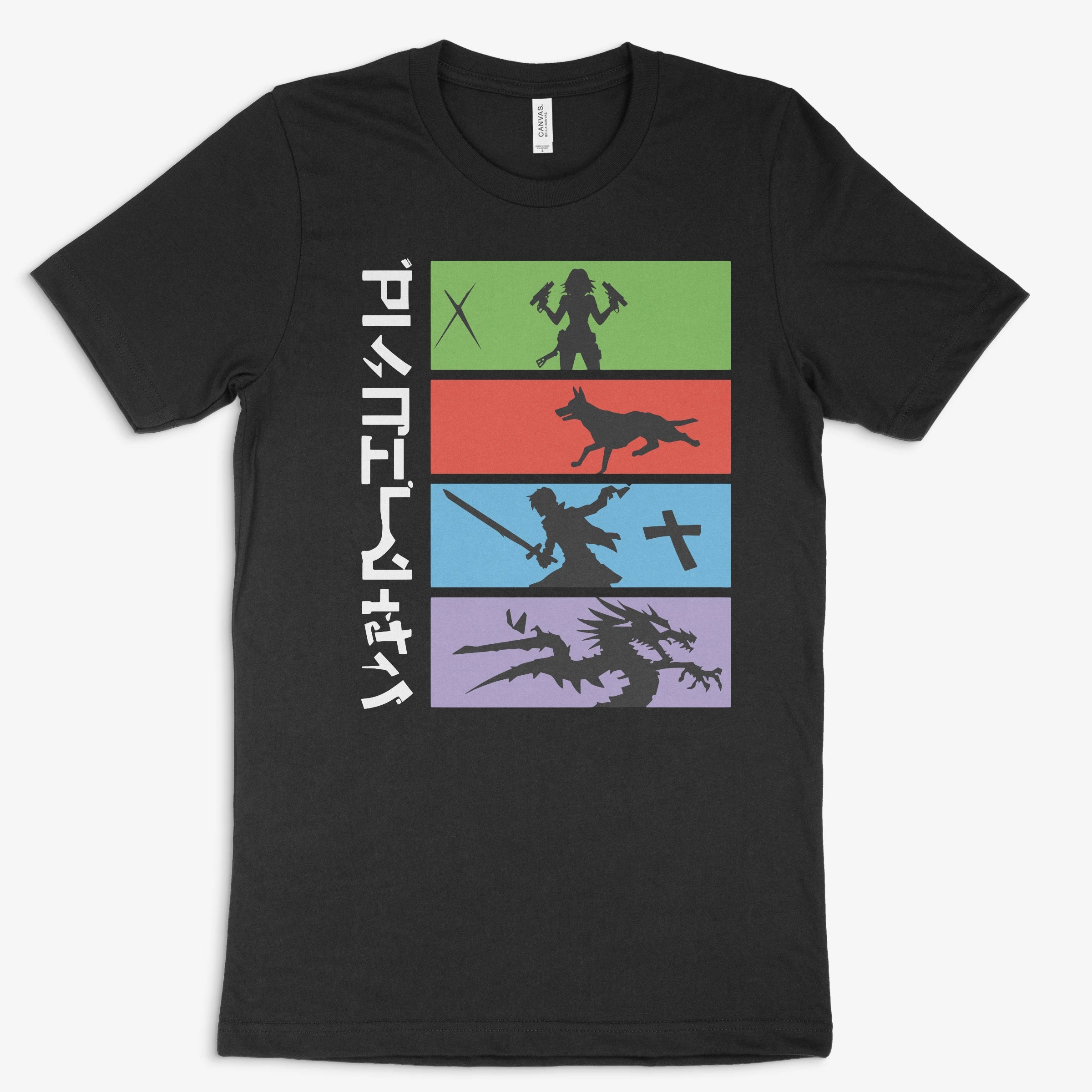Anime Shirt - Hunter schwarz – Gaming Shirt mit Anime Shirt - Hunter Print