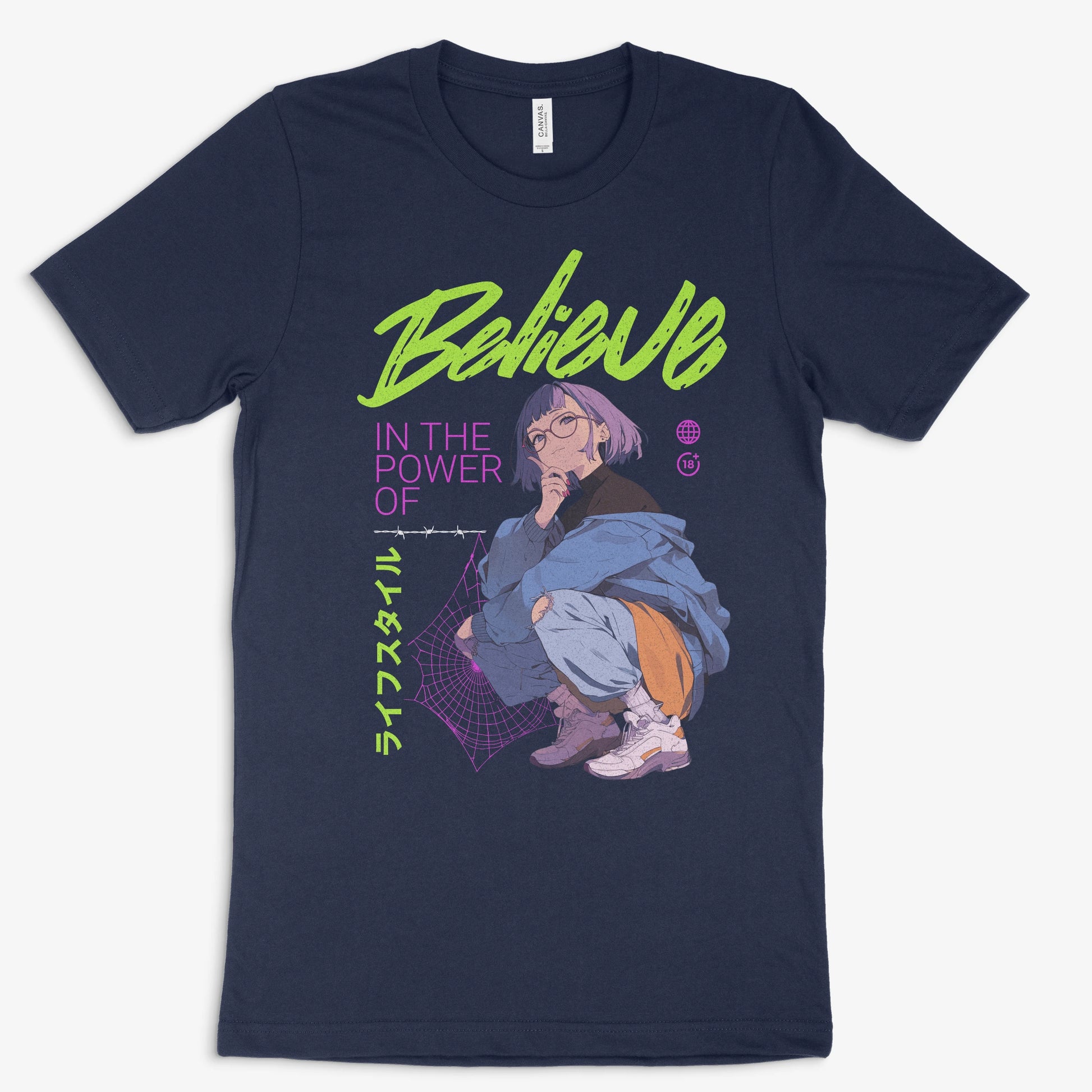 Anime T-Shirt - Believe marine – Gaming Shirt mit Anime T-Shirt - Believe Print