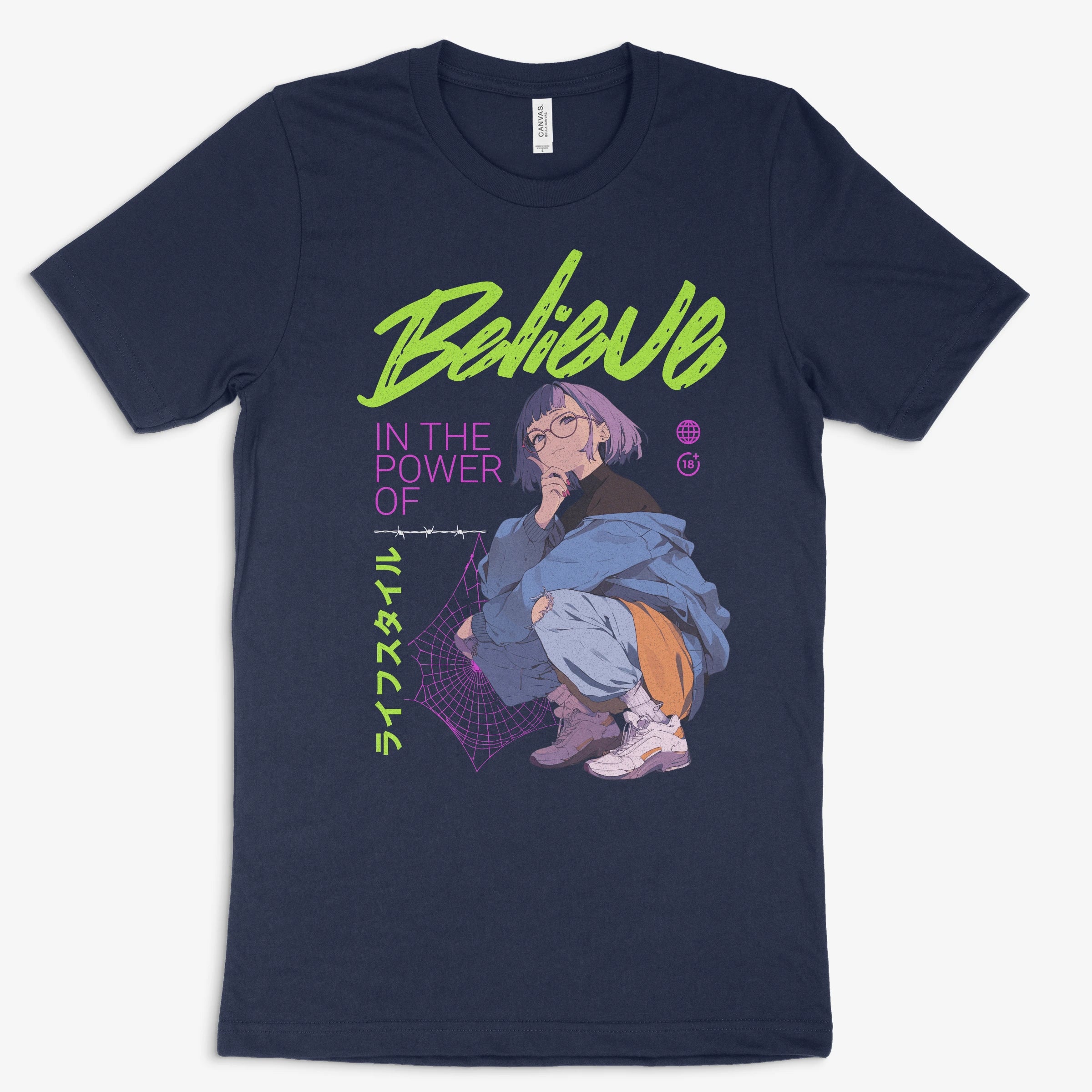 Anime T-Shirt - Believe marine – Gaming Shirt mit Anime T-Shirt - Believe Print