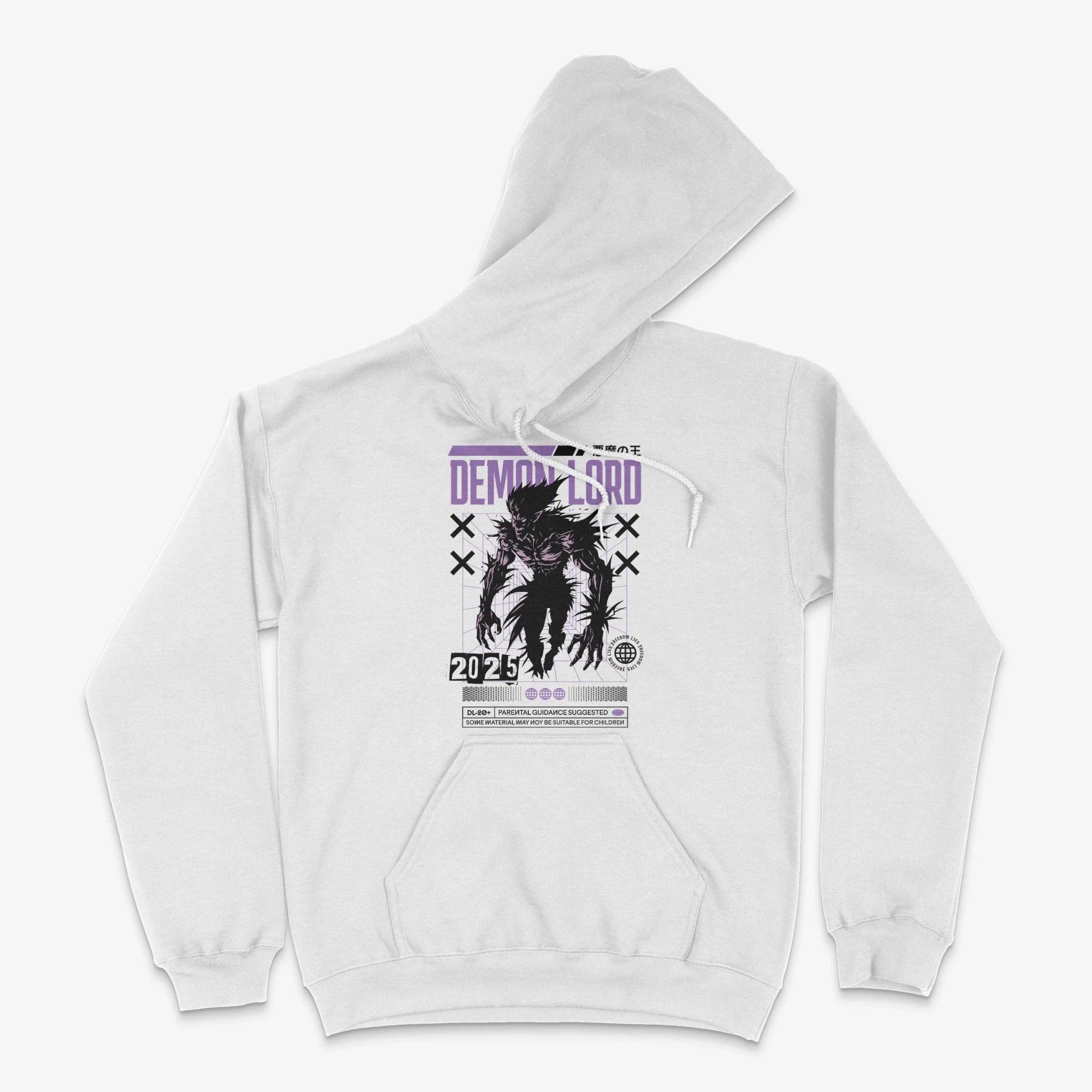 Dark Gamer Hoodie - Demon Lord Hoodie in Farbe weiss  
