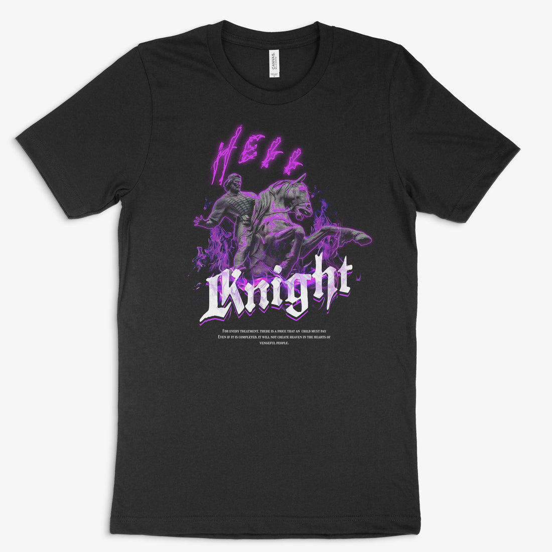 Fantasy Gamer Shirt - Hell Knight in Farbe schwarz 
