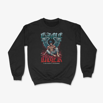 Game Over Pullover - Angel Pullover in Farbe schwarz 