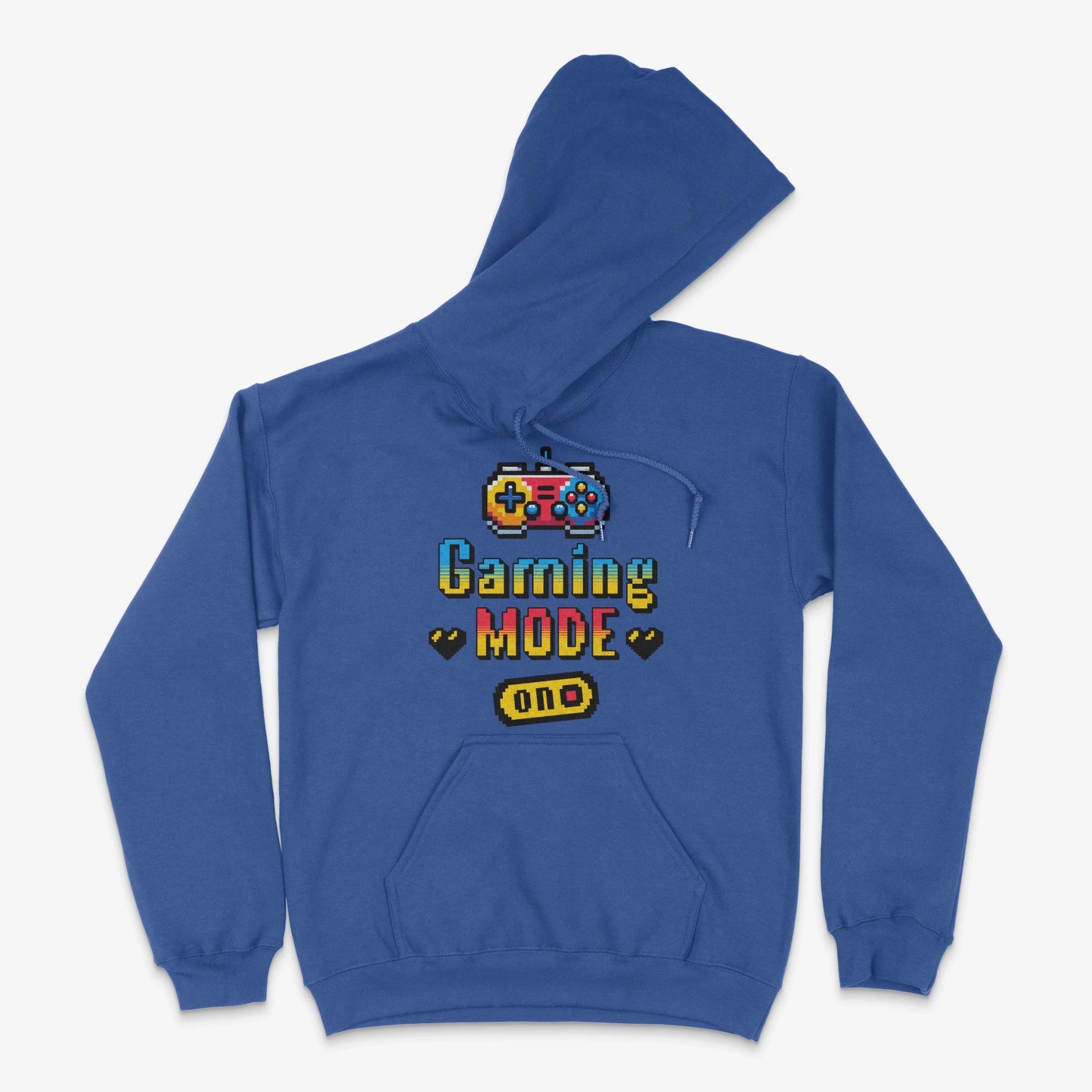 Gamer Hoodie - Gaming Mode ON Hoodie in Farbe blau  