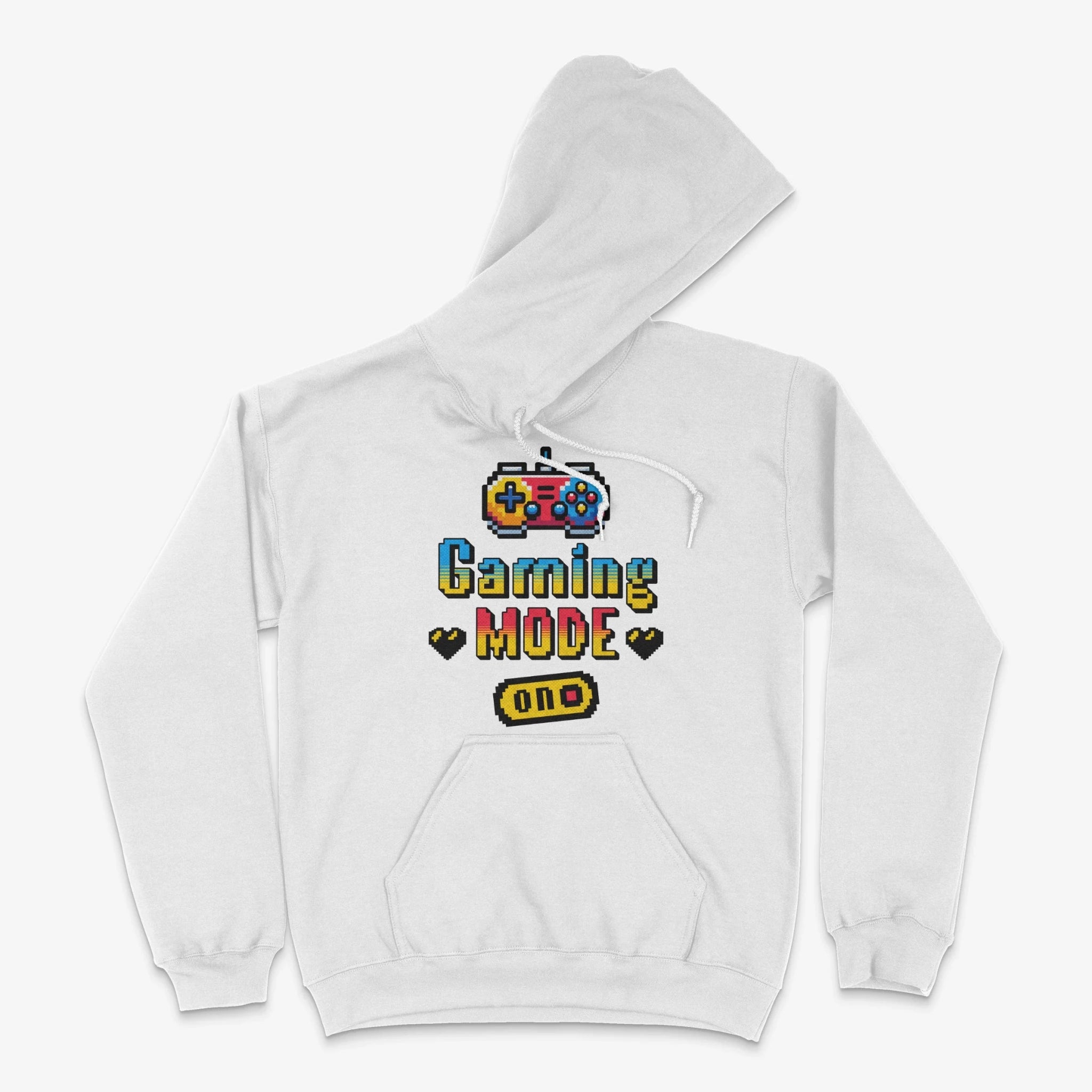 Gamer Hoodie - Gaming Mode ON Hoodie in Farbe weiss  
