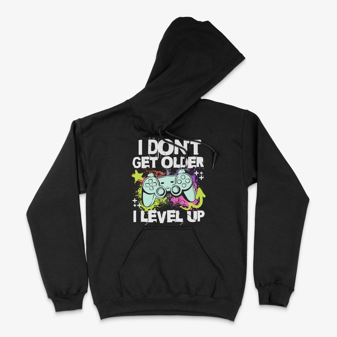 Gamer Hoodie - I Don’t Get Older, I Level Up Hoodie in Farbe schwarz  