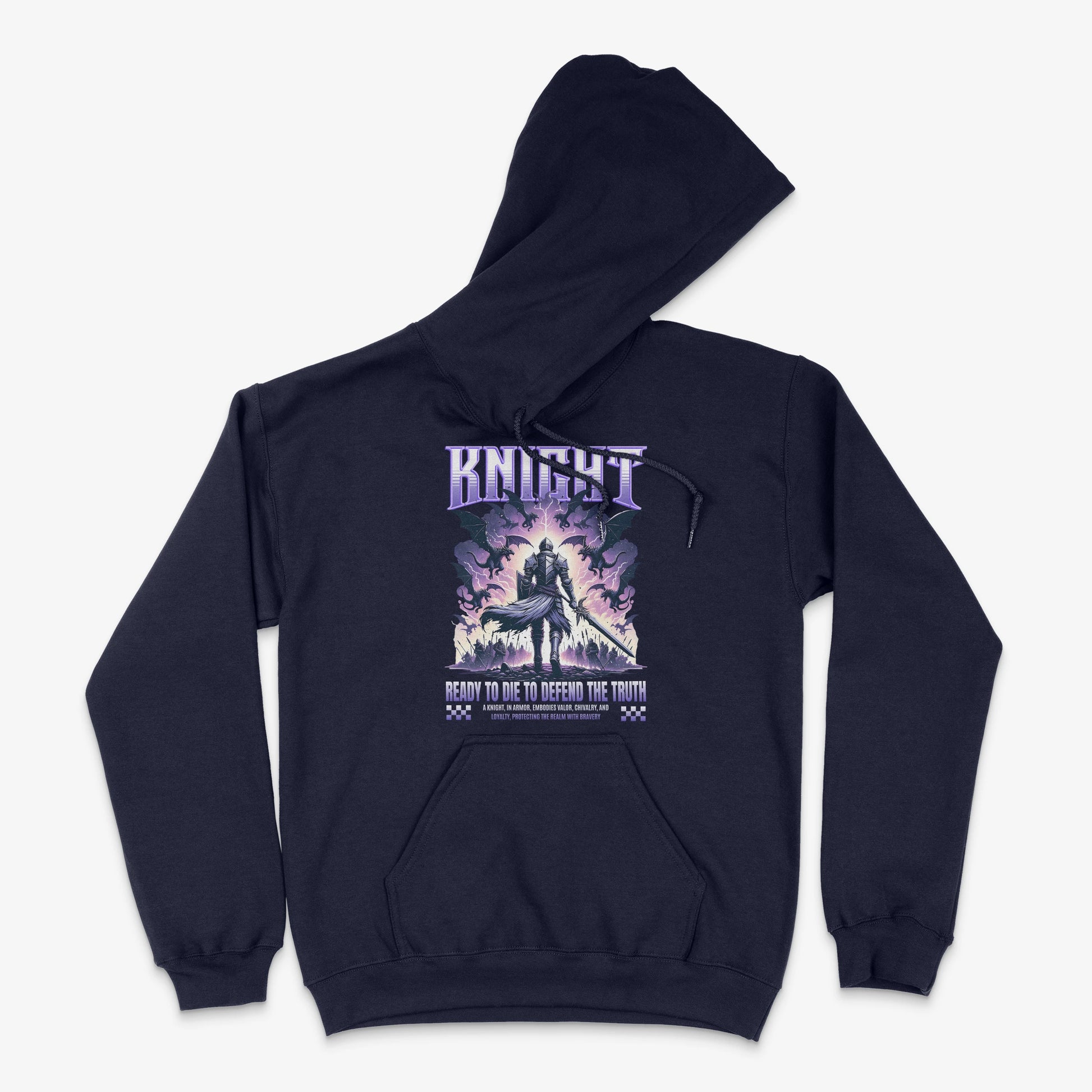 Gamer Hoodie - Knight Hoodie in Farbe marine  