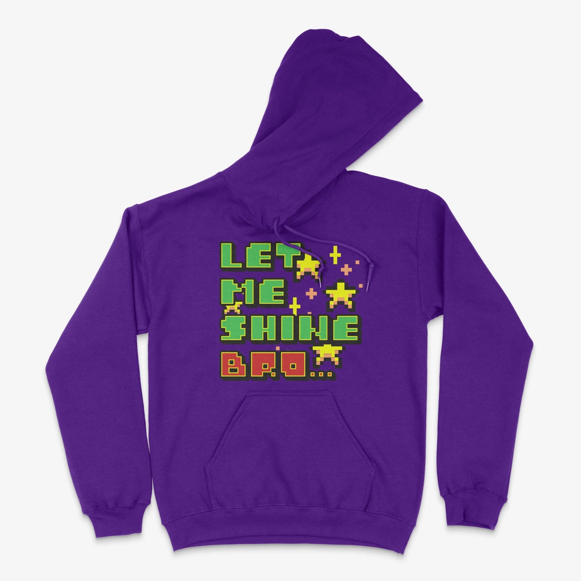 Gamer Hoodie - Let Me Shine Bro… Hoodie in Farbe lila  