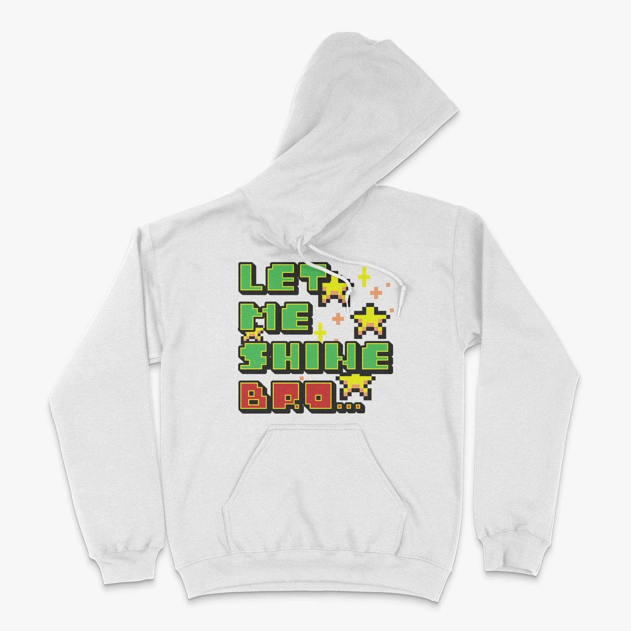 Gamer Hoodie - Let Me Shine Bro… Hoodie in Farbe weiss  