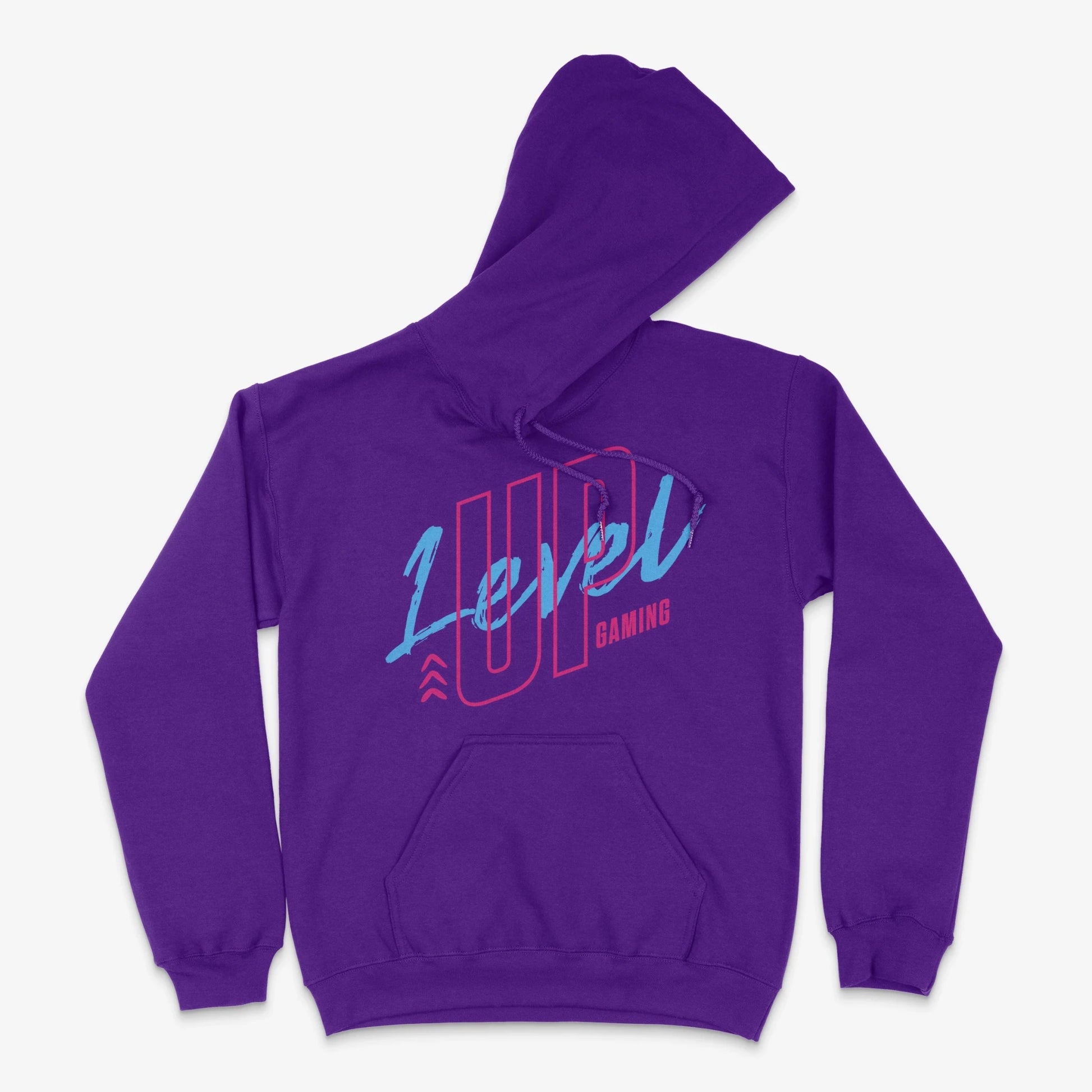 Gamer Hoodie - Level Up Gaming Hoodie in Farbe lila  