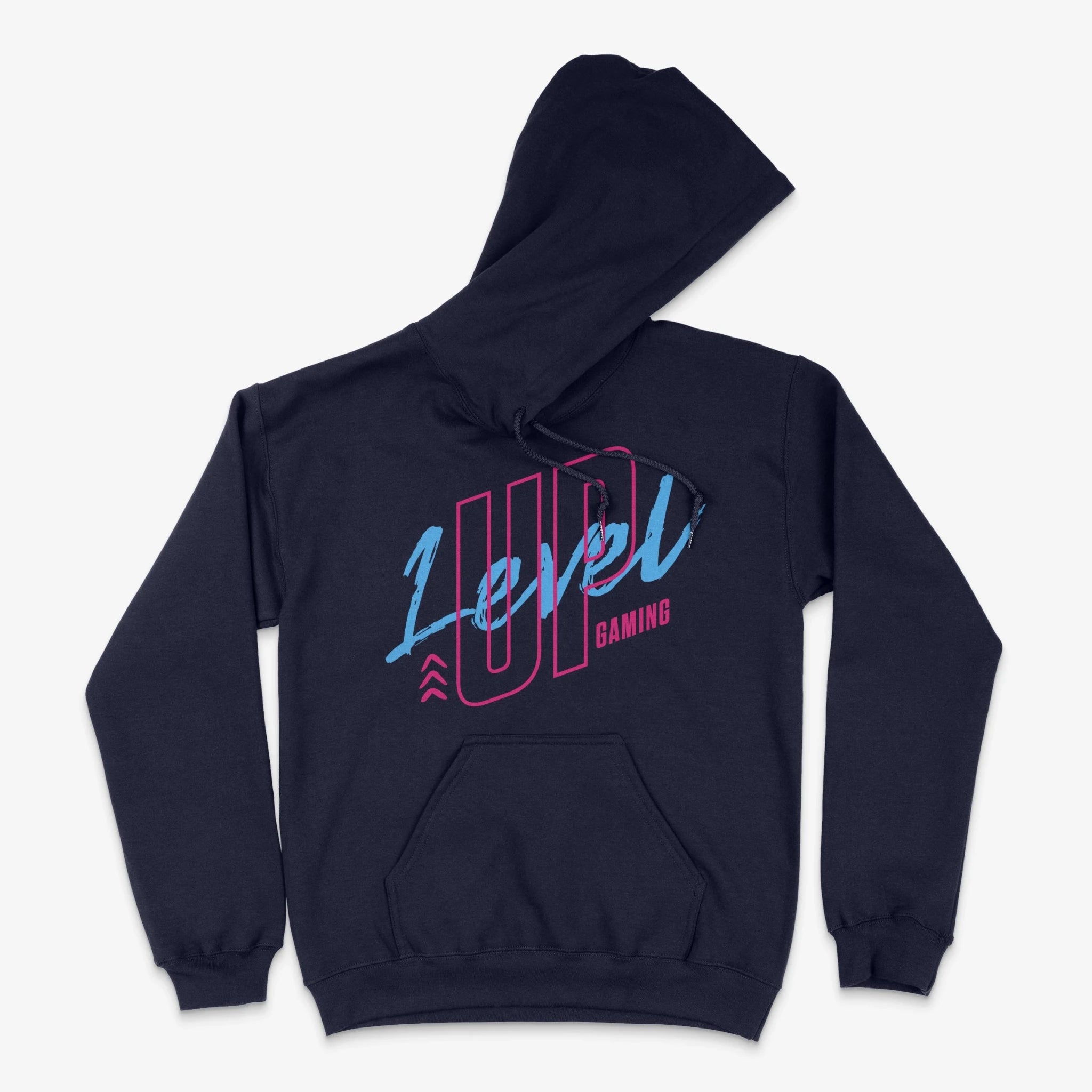 Gamer Hoodie - Level Up Gaming Hoodie in Farbe marine  
