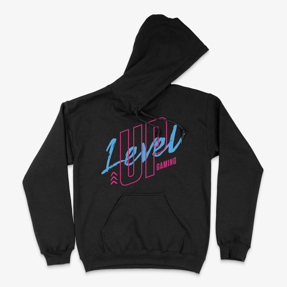 Gamer Hoodie - Level Up Gaming Hoodie in Farbe schwarz  