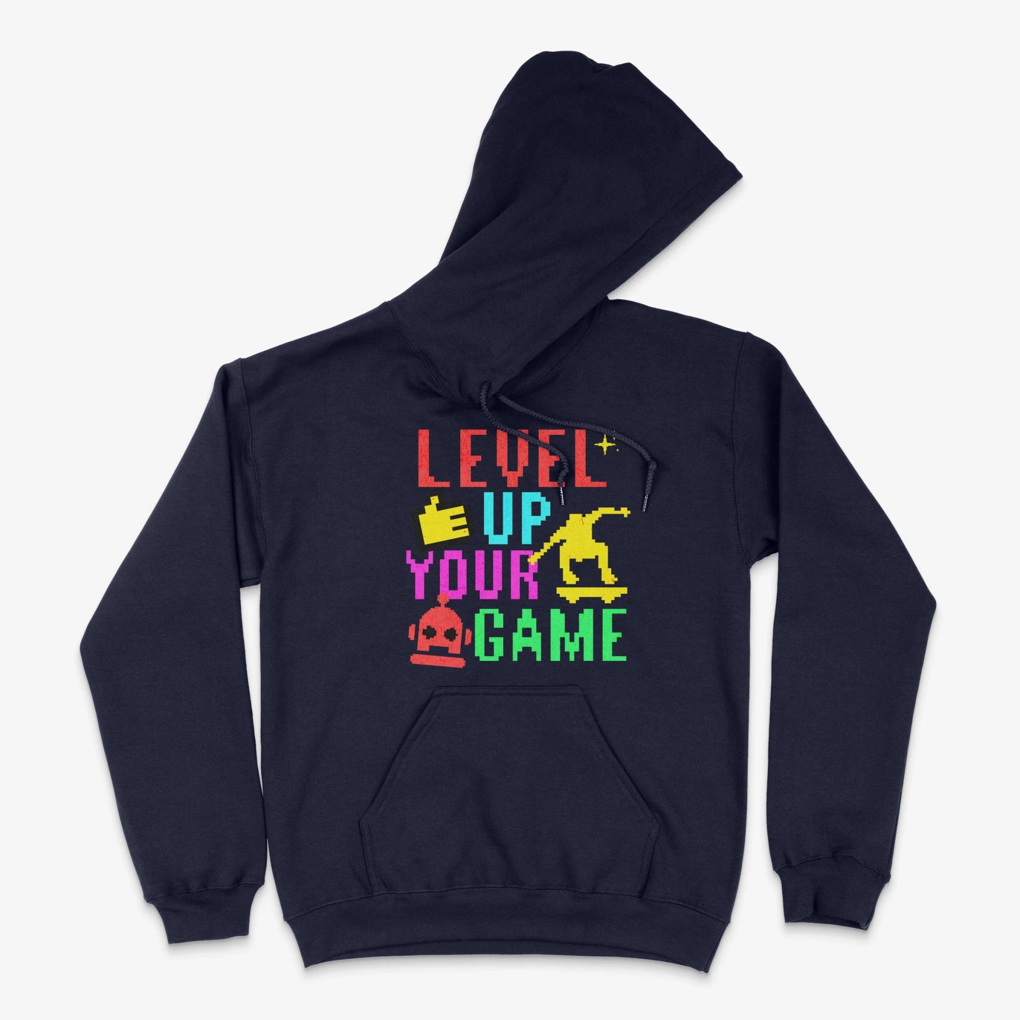 Gamer Hoodie - Level Up Your Game Hoodie in Farbe marine  