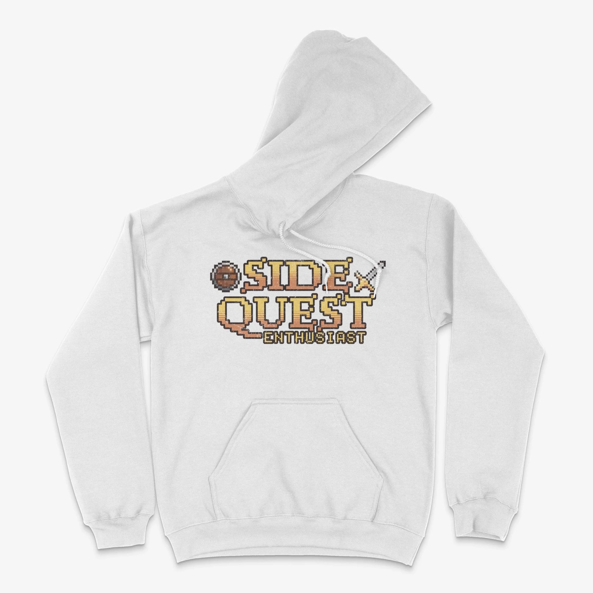 Gamer Hoodie - Side Quest Enthusiast Hoodie in Farbe weiss  