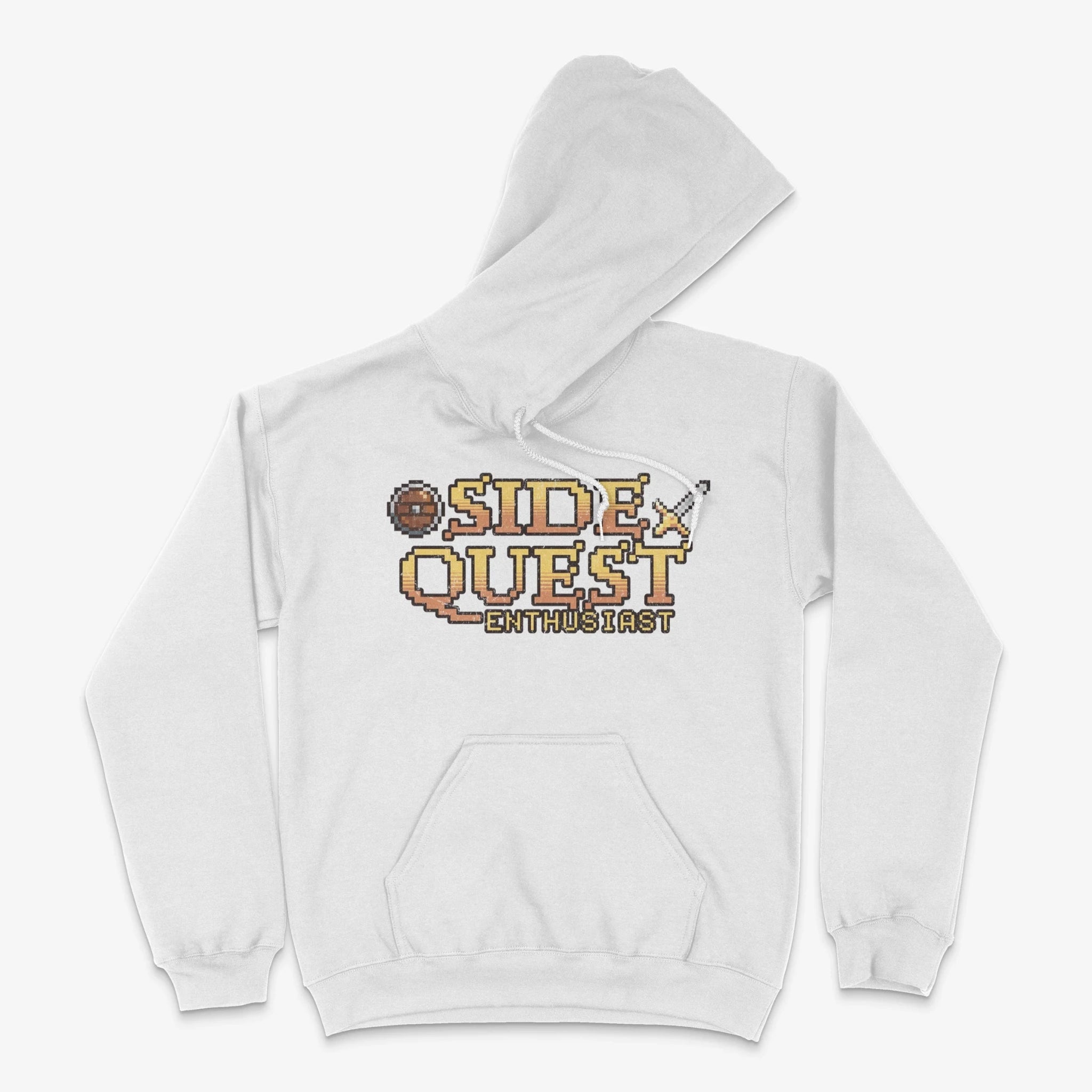 Gamer Hoodie - Side Quest Enthusiast Hoodie in Farbe weiss  