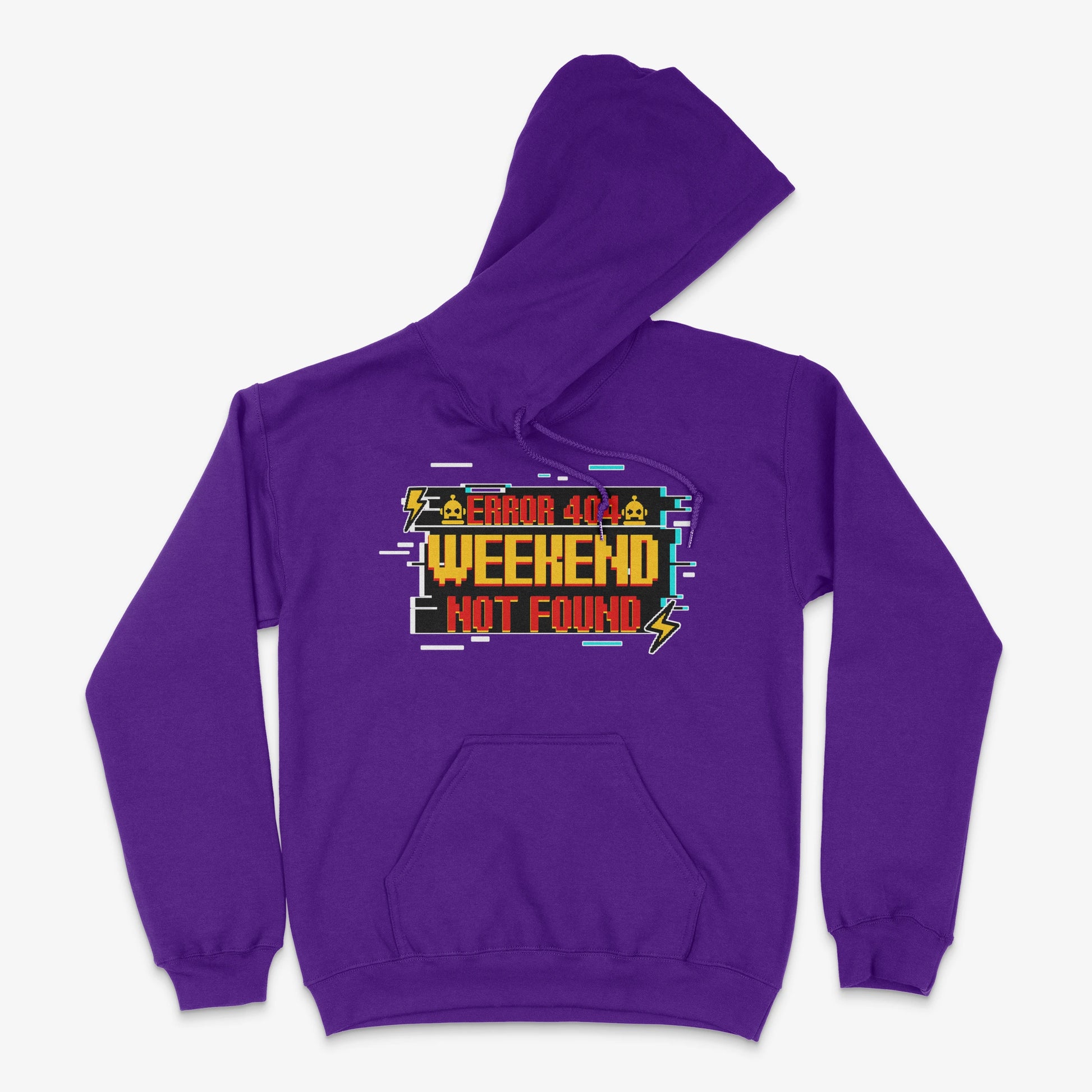 Gamer Hoodie - Weekend Not Found Hoodie in Farbe lila  