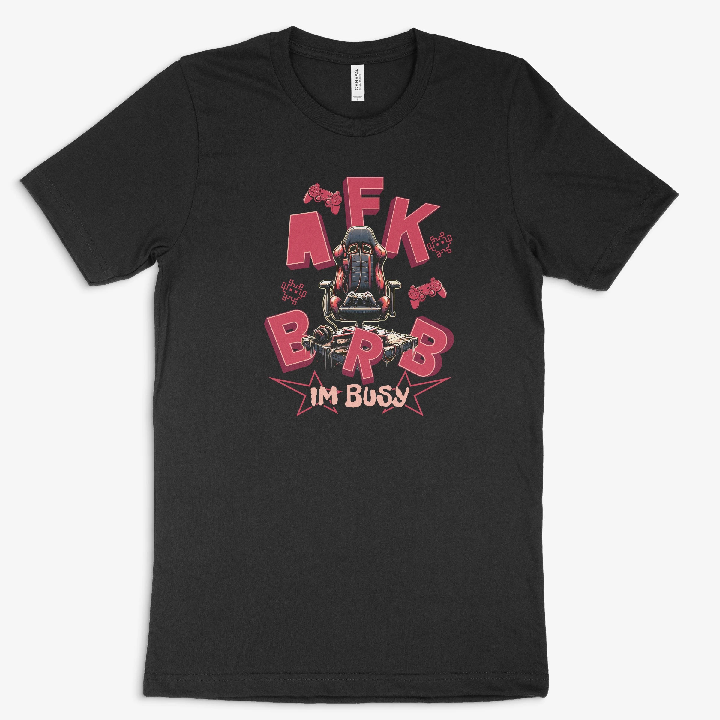 Gamer Shirt | AFK BRB – I’m Busy in Farbe schwarz 