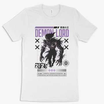 Gamer Shirt - Demon Lord in Farbe weiss 
