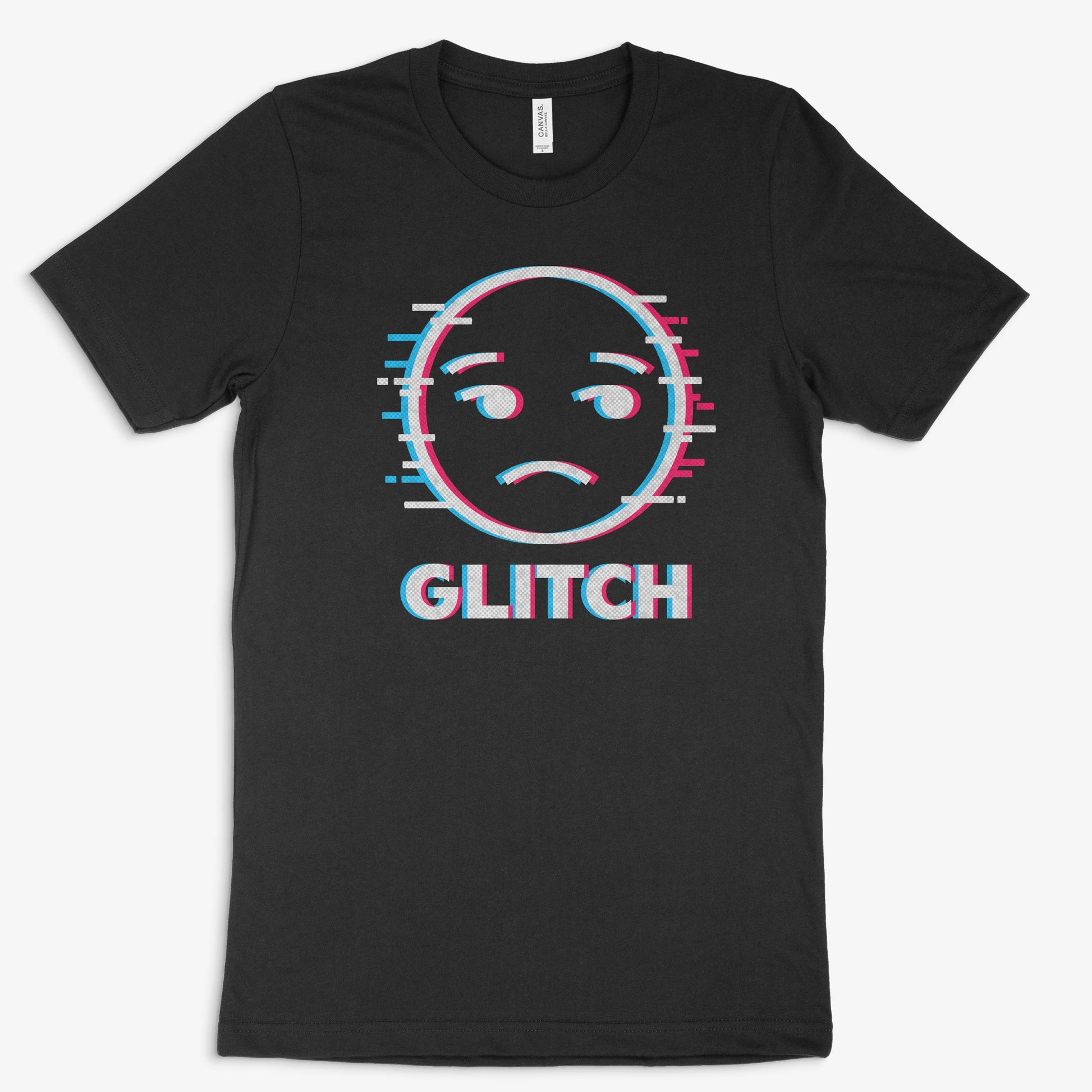 Gamer Shirt - GLITCH in Farbe schwarz 