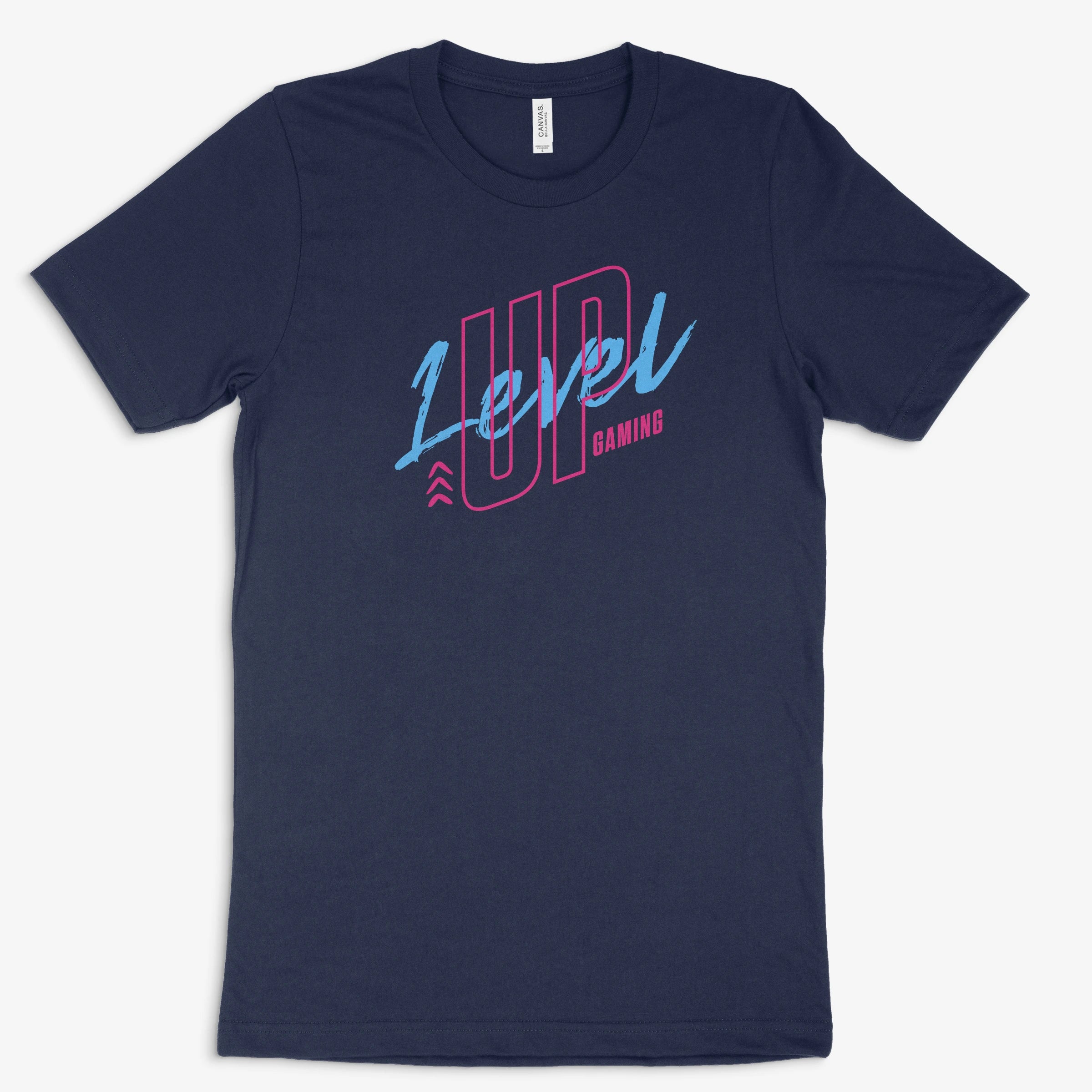 Gamer Shirt - Level Up Gaming in Farbe marine 
