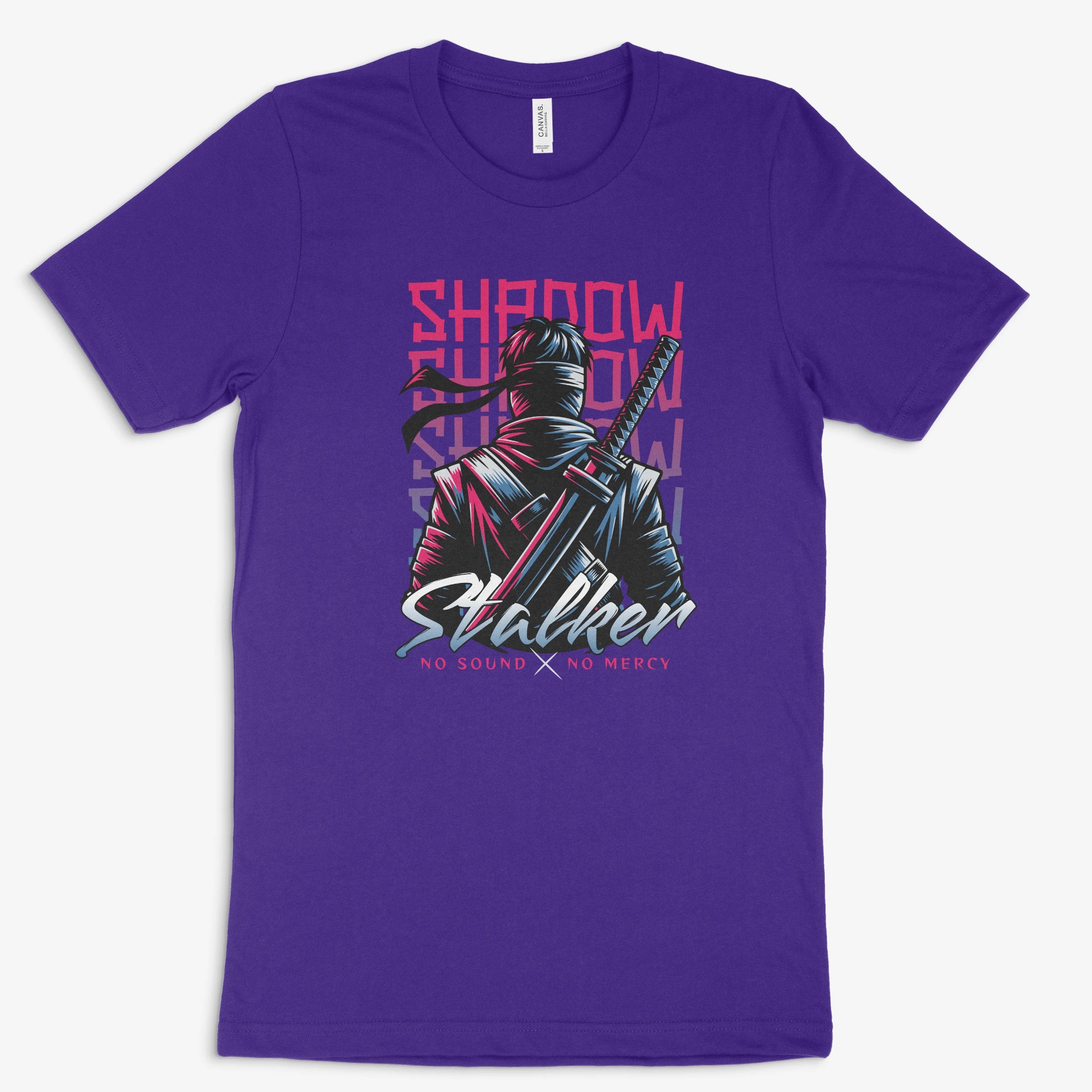 Gamer Shirt - Shadow Stalker in Farbe lila 