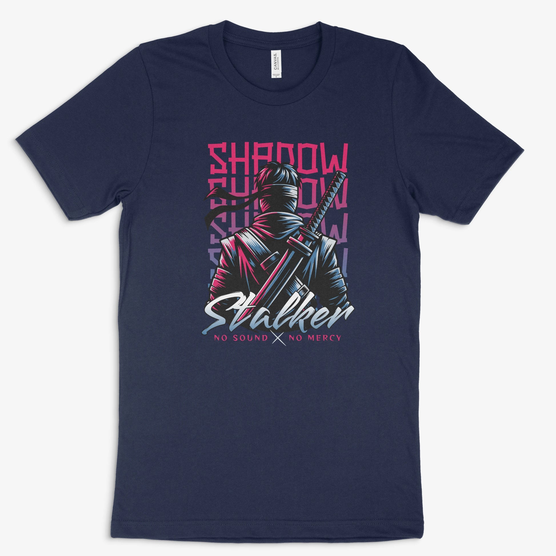 Gamer Shirt - Shadow Stalker in Farbe marine 