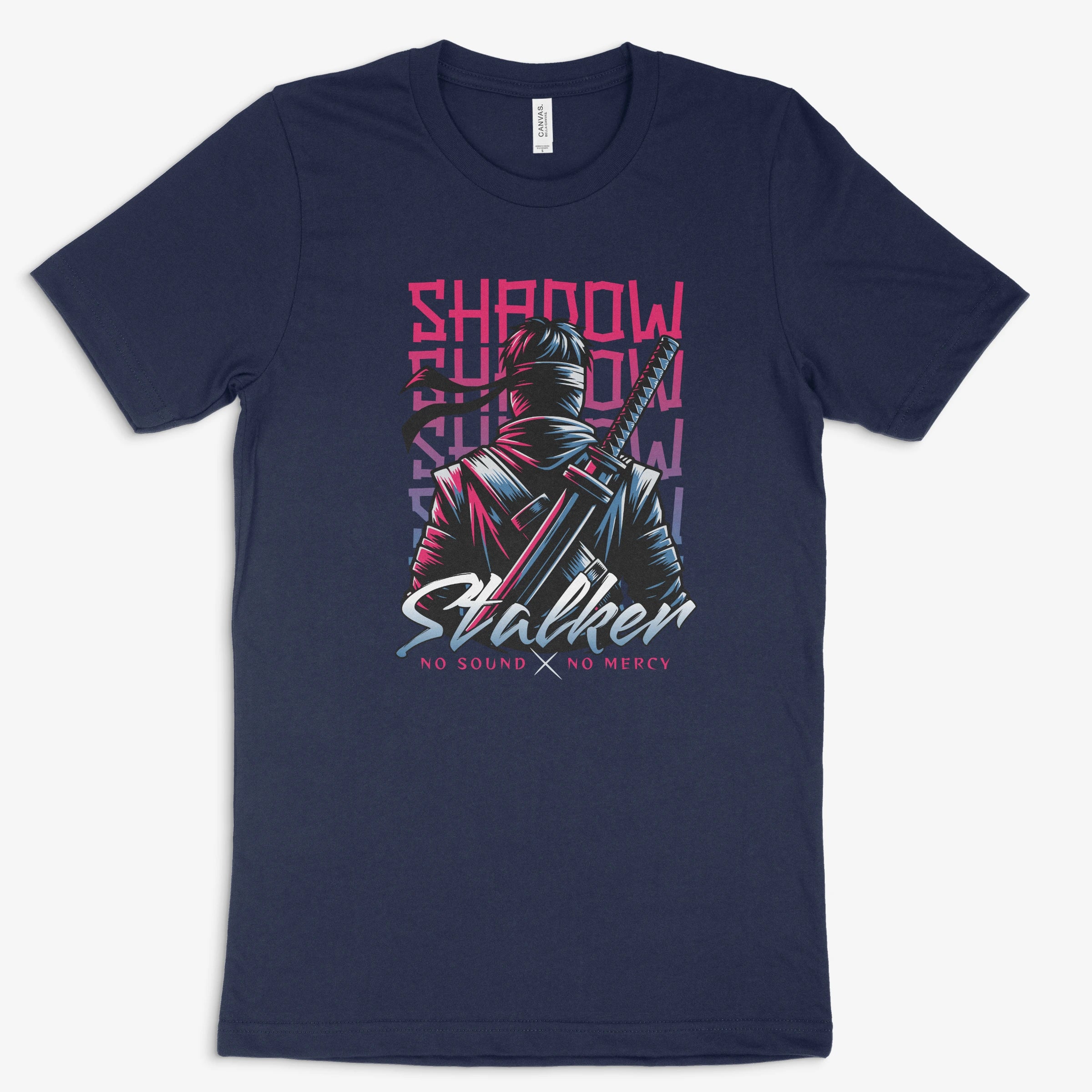 Gamer Shirt - Shadow Stalker in Farbe marine 