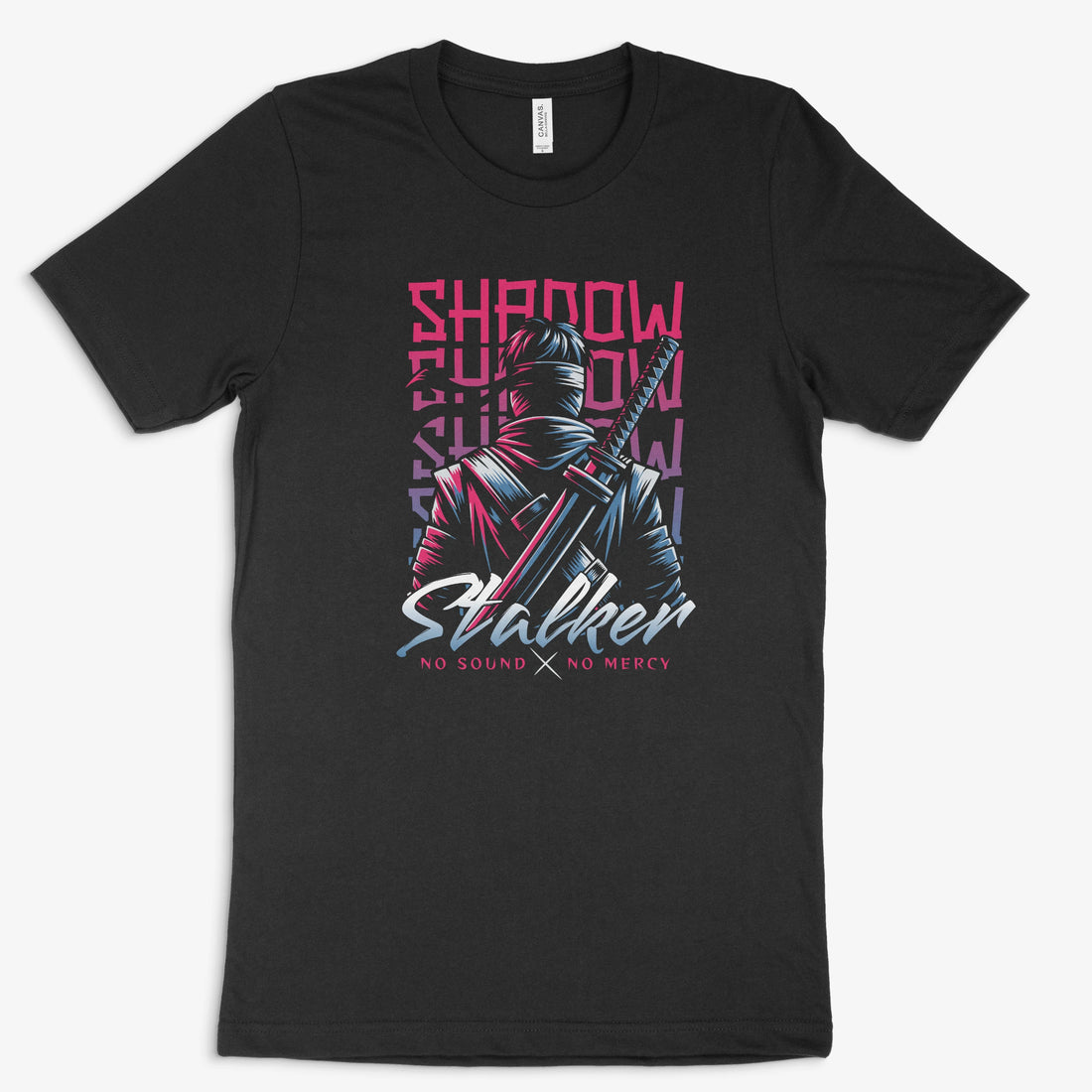 Gamer Shirt - Shadow Stalker in Farbe schwarz 