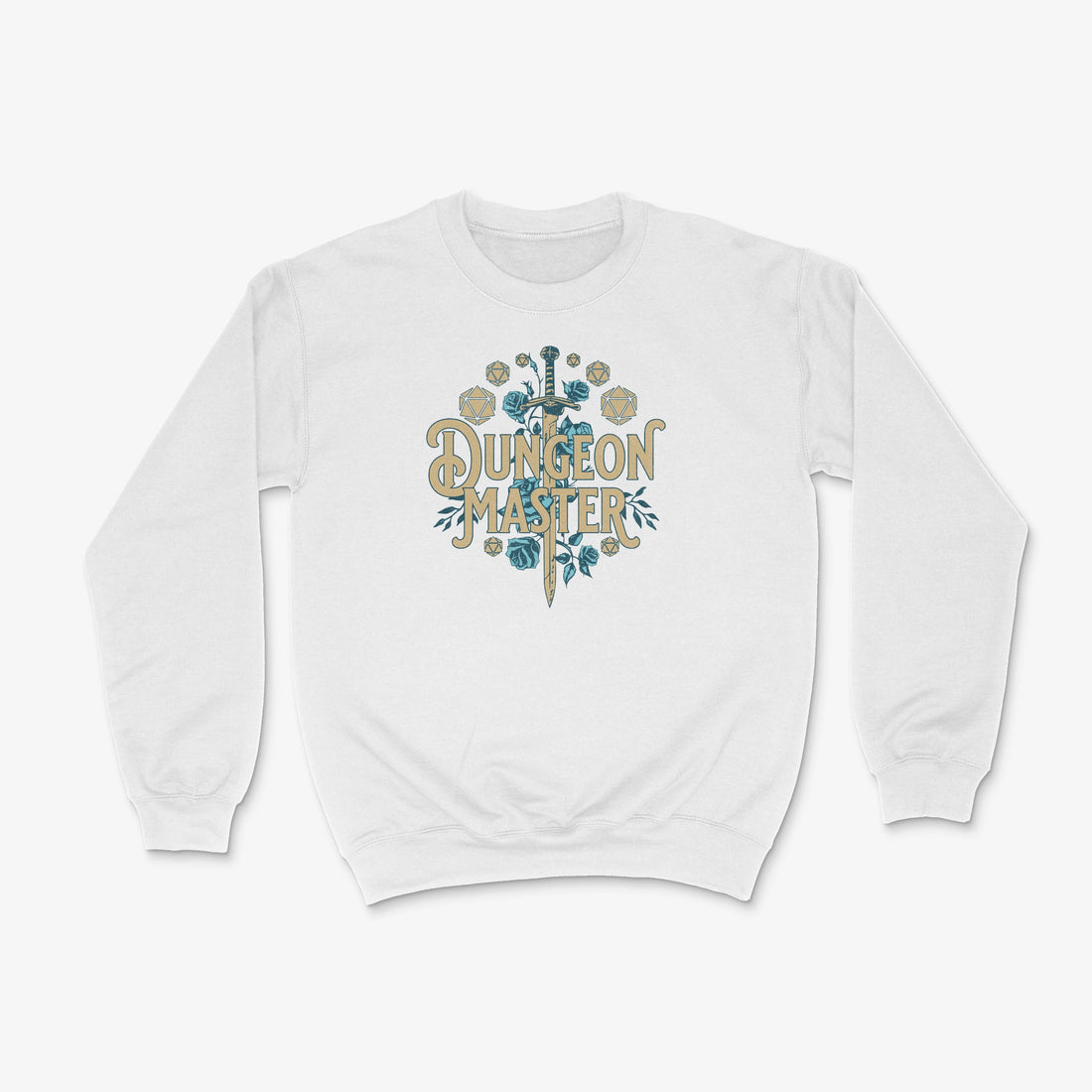 Gamer Sweater - Dungeon Master Pullover in Farbe weiss 