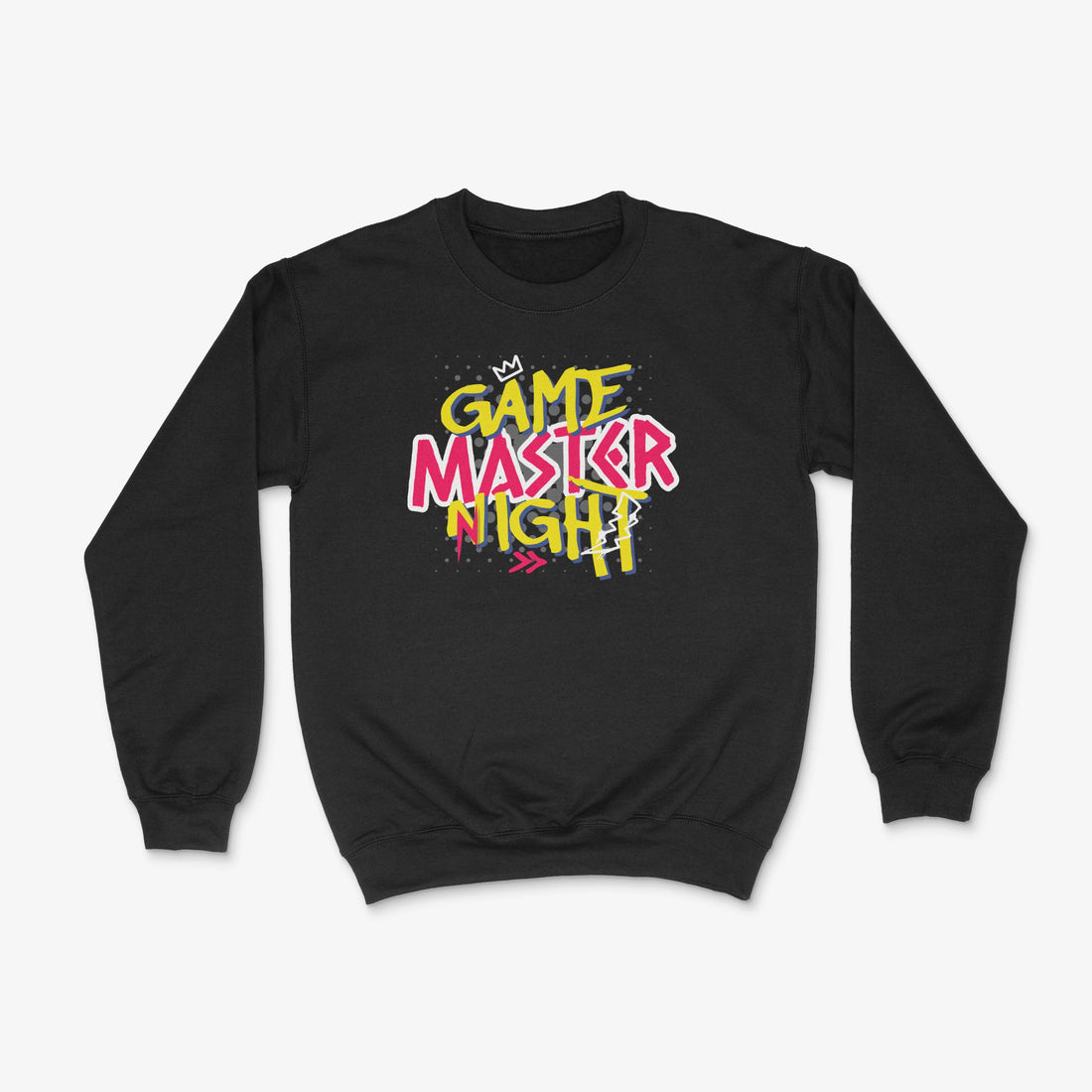 Gamer Sweater - Game Master Night Pullover in Farbe schwarz 