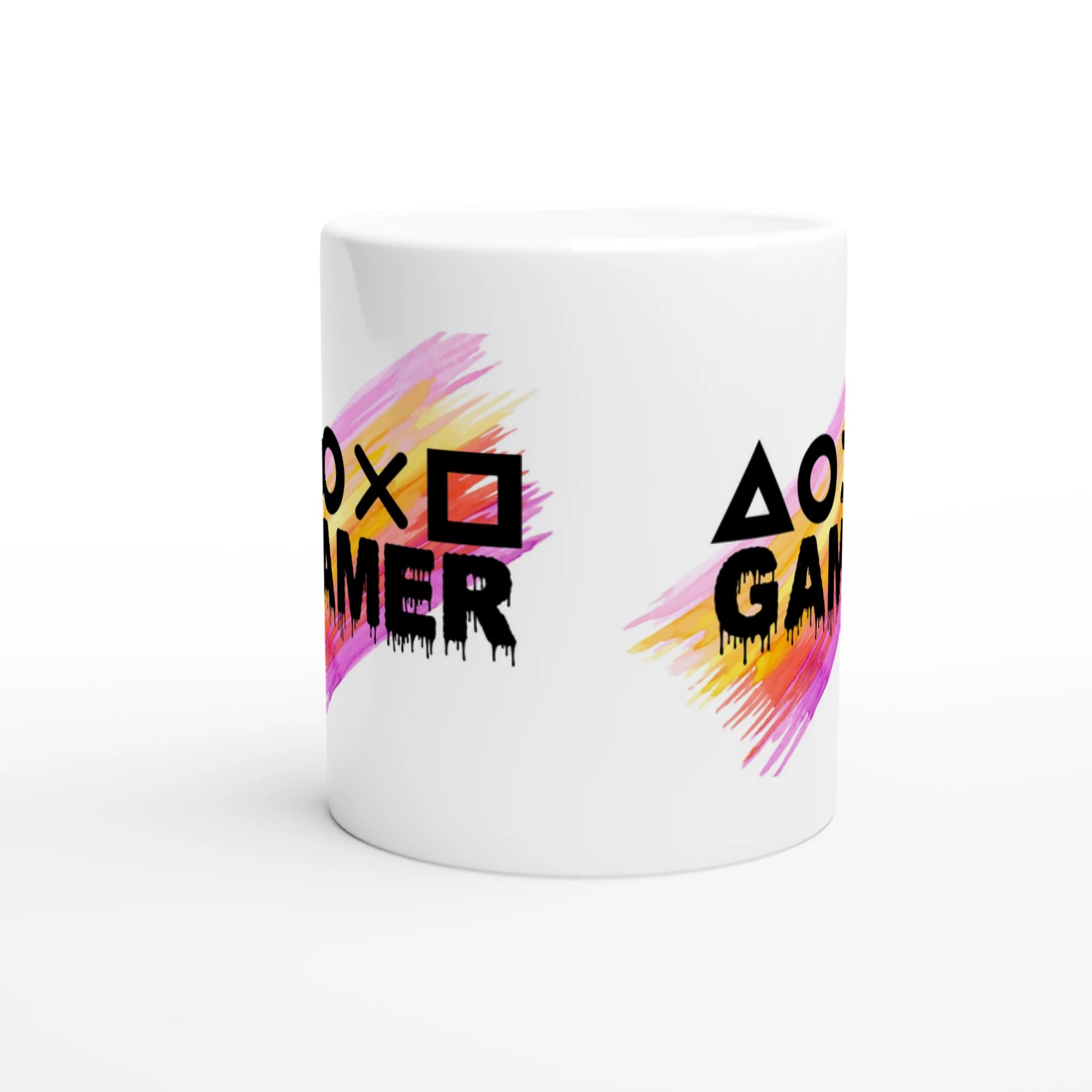 Gamer Tasse - Controller Mode Tasse 3d ansicht – hochwertiges Nerdrovert Mockup mit Gaming Motiv
