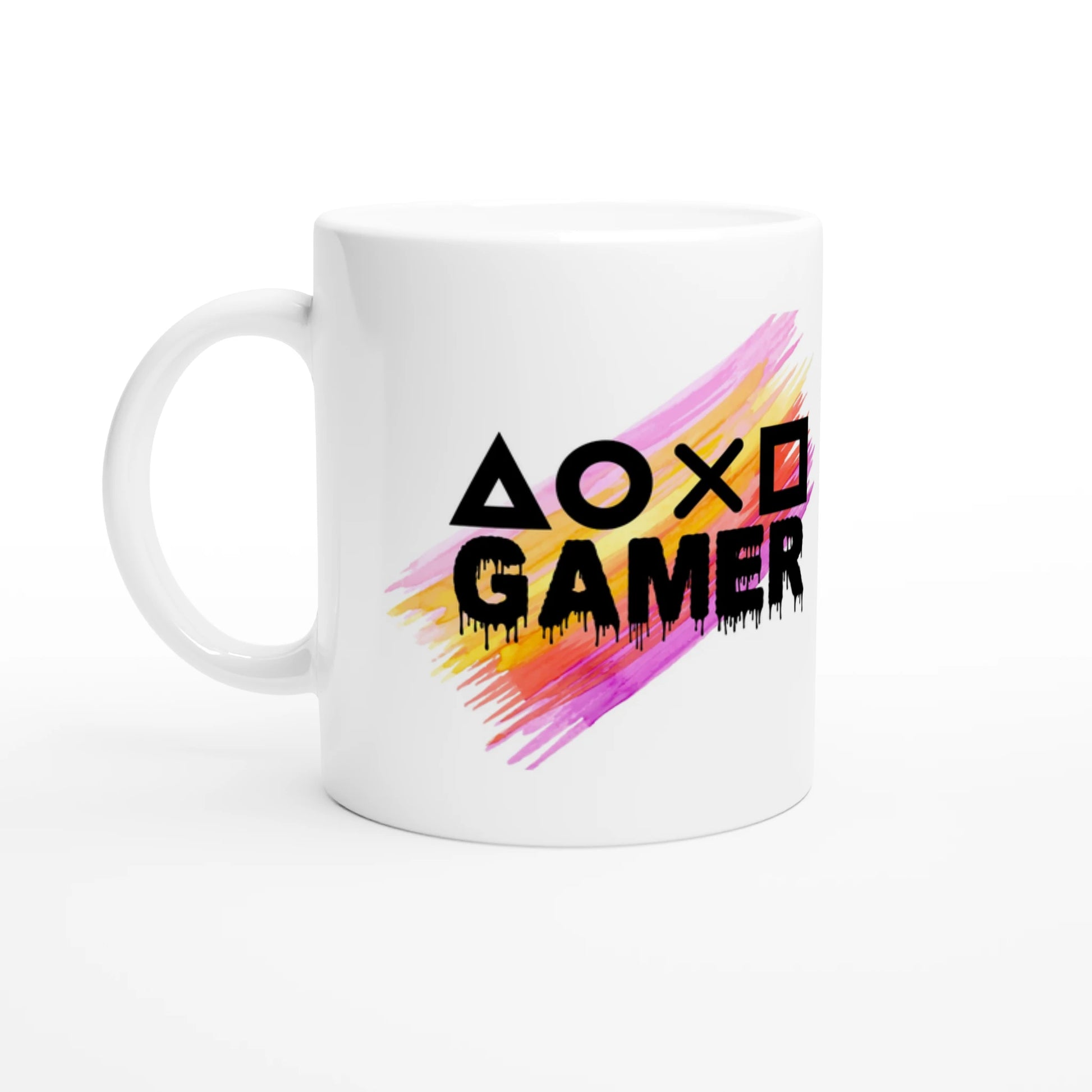 Gamer Tasse - Controller Mode Tasse frontansicht – hochwertiges Nerdrovert Mockup mit Gaming Motiv