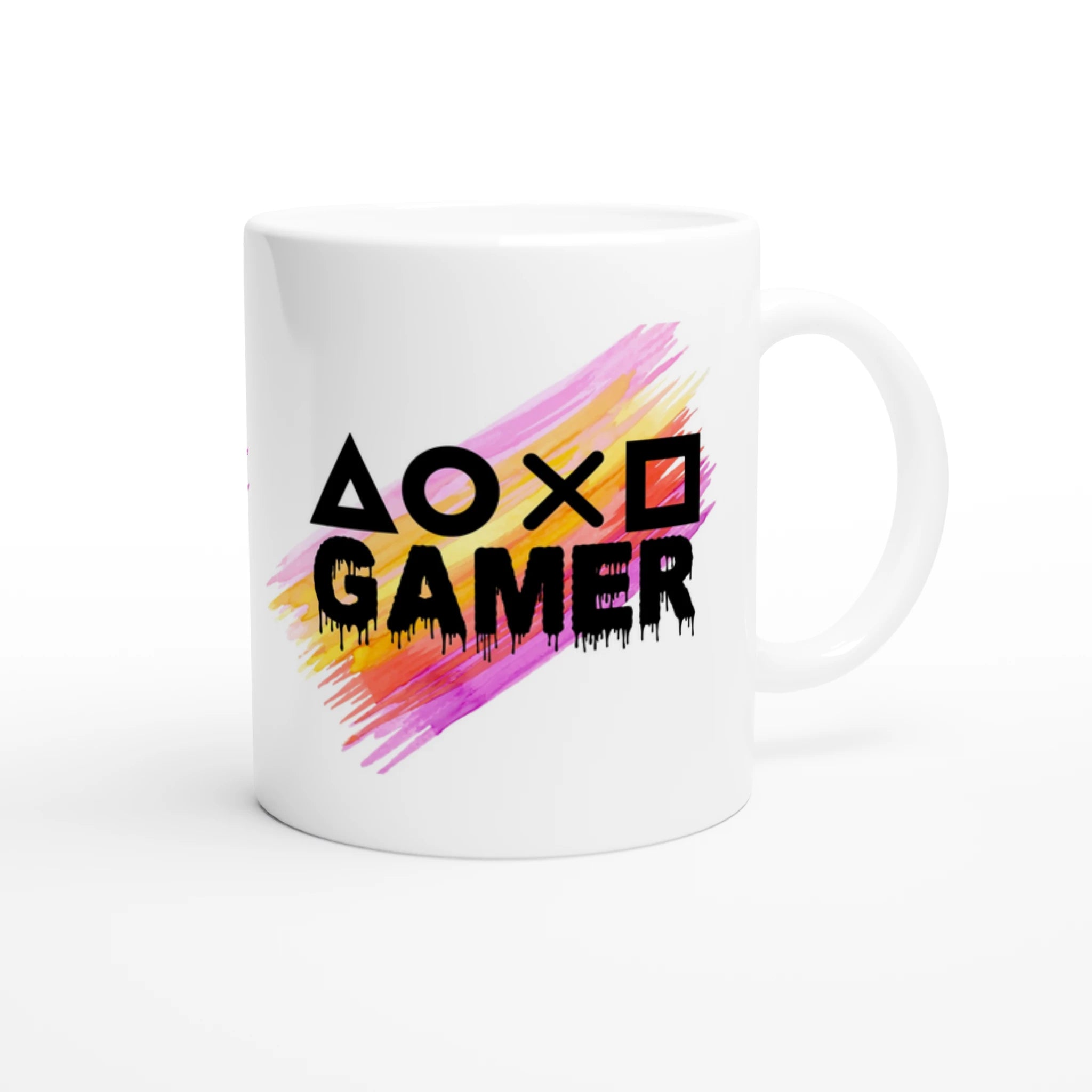 Gamer Tasse - Controller Mode Tasse rechte seite – hochwertiges Nerdrovert Mockup mit Gaming Motiv