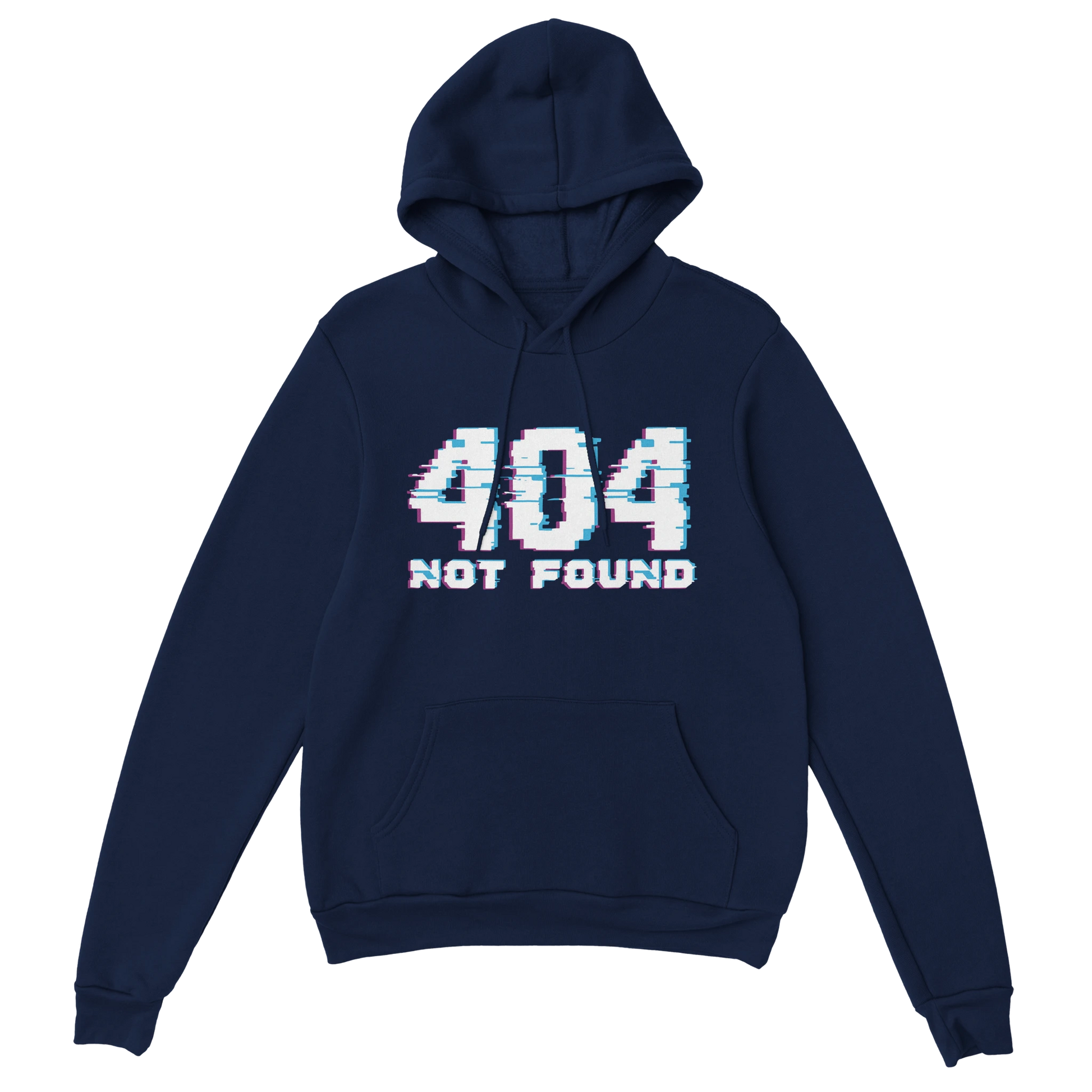 Gaming Hoodie - 404 Not Found marine – Gaming Hoodie Flatlay mit Gaming  404 Not Found Print