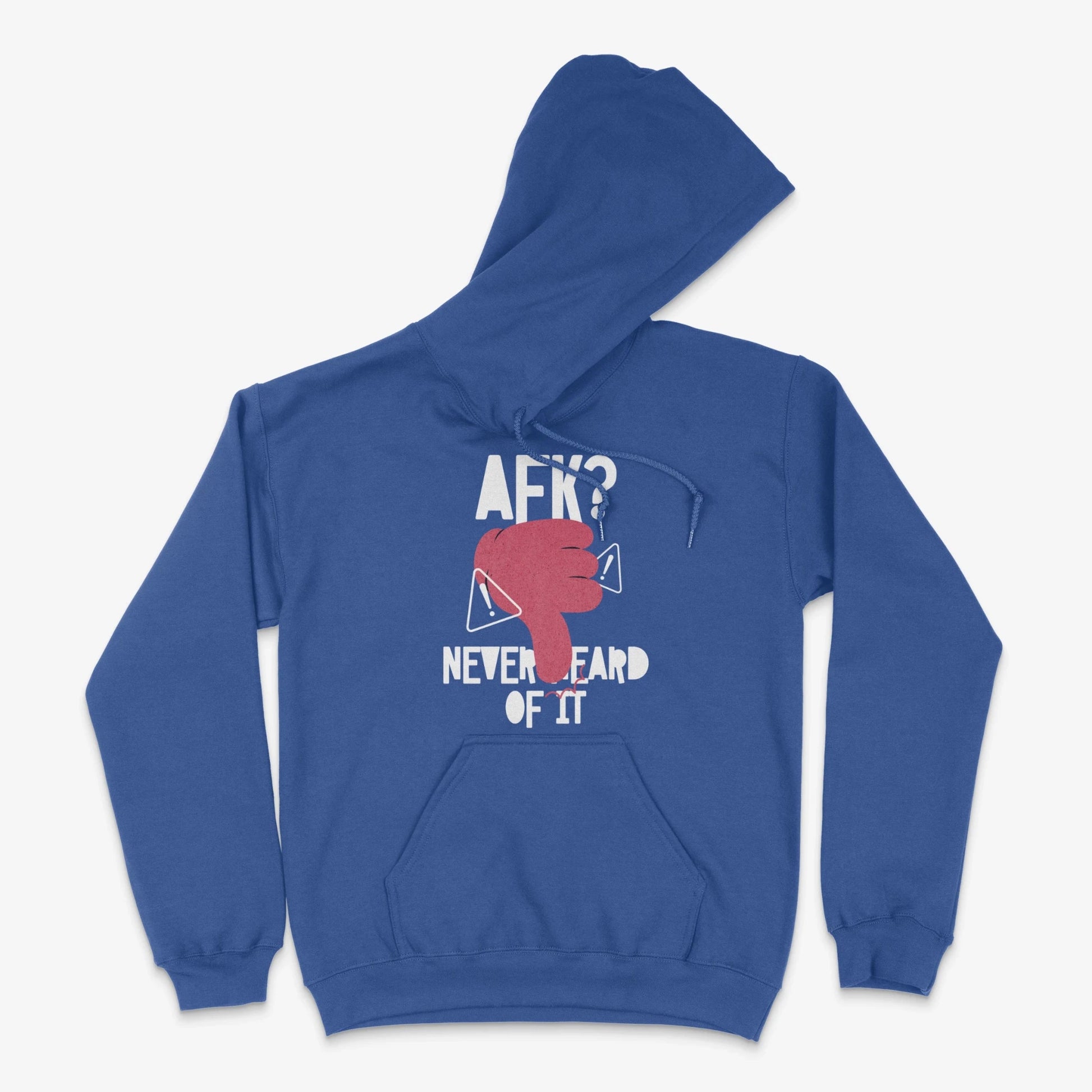 Gaming Hoodie - AFK? Never Heard Of It Hoodie in Farbe blau  