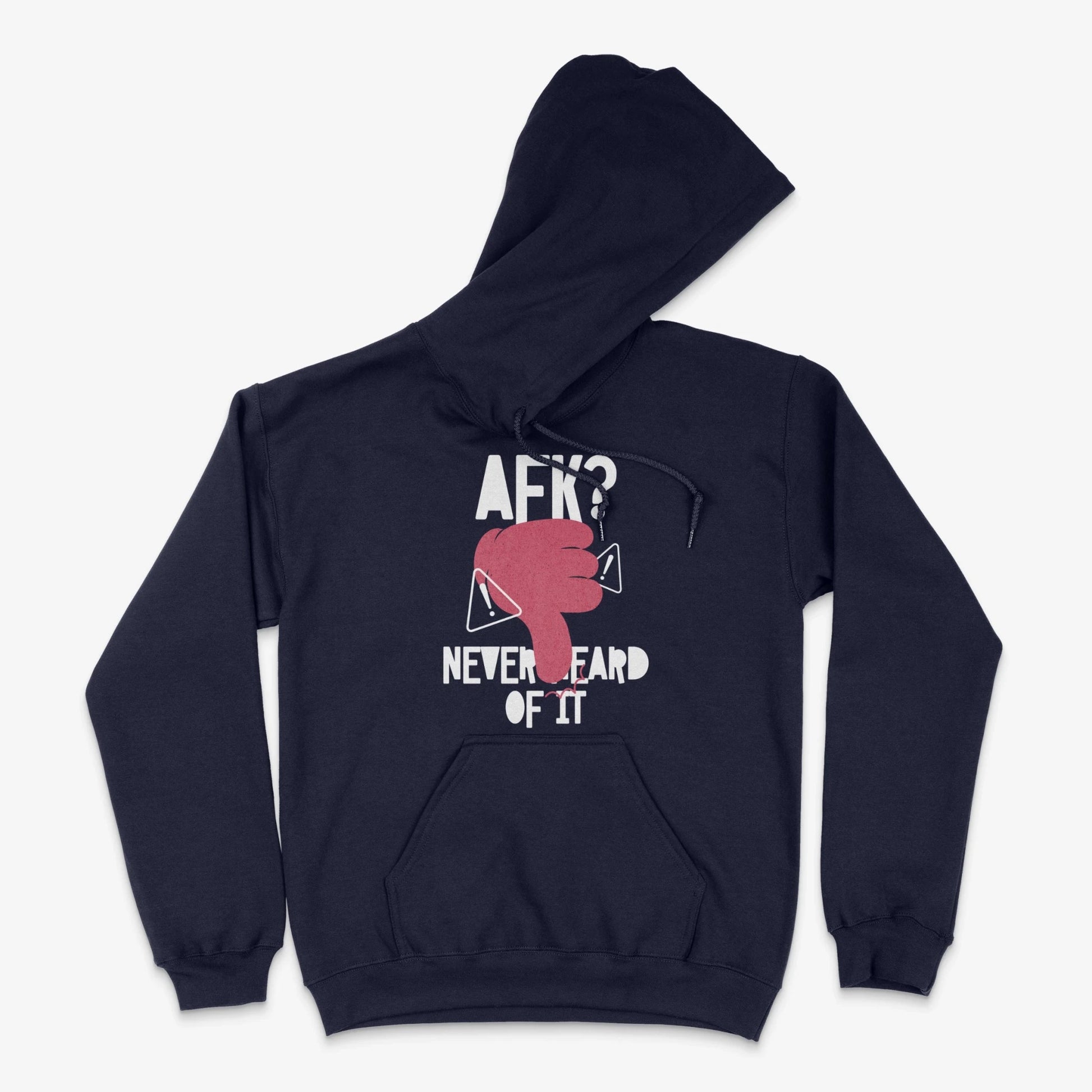 Gaming Hoodie - AFK? Never Heard Of It Hoodie in Farbe marine  