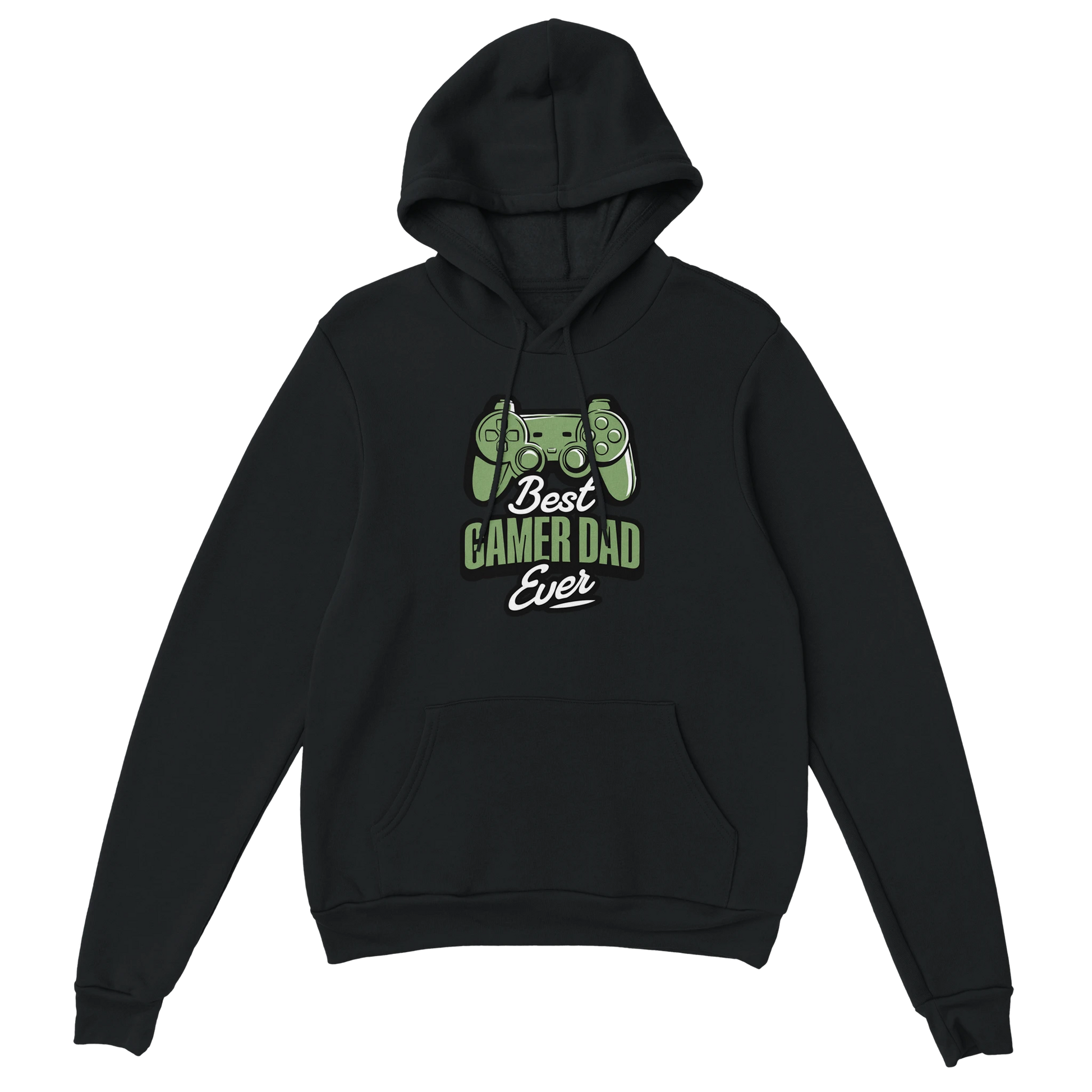 Gaming Hoodie - Best Gamer Dad Ever schwarz – Gaming Hoodie Flatlay mit Gaming  Best Gamer Dad Ever Print