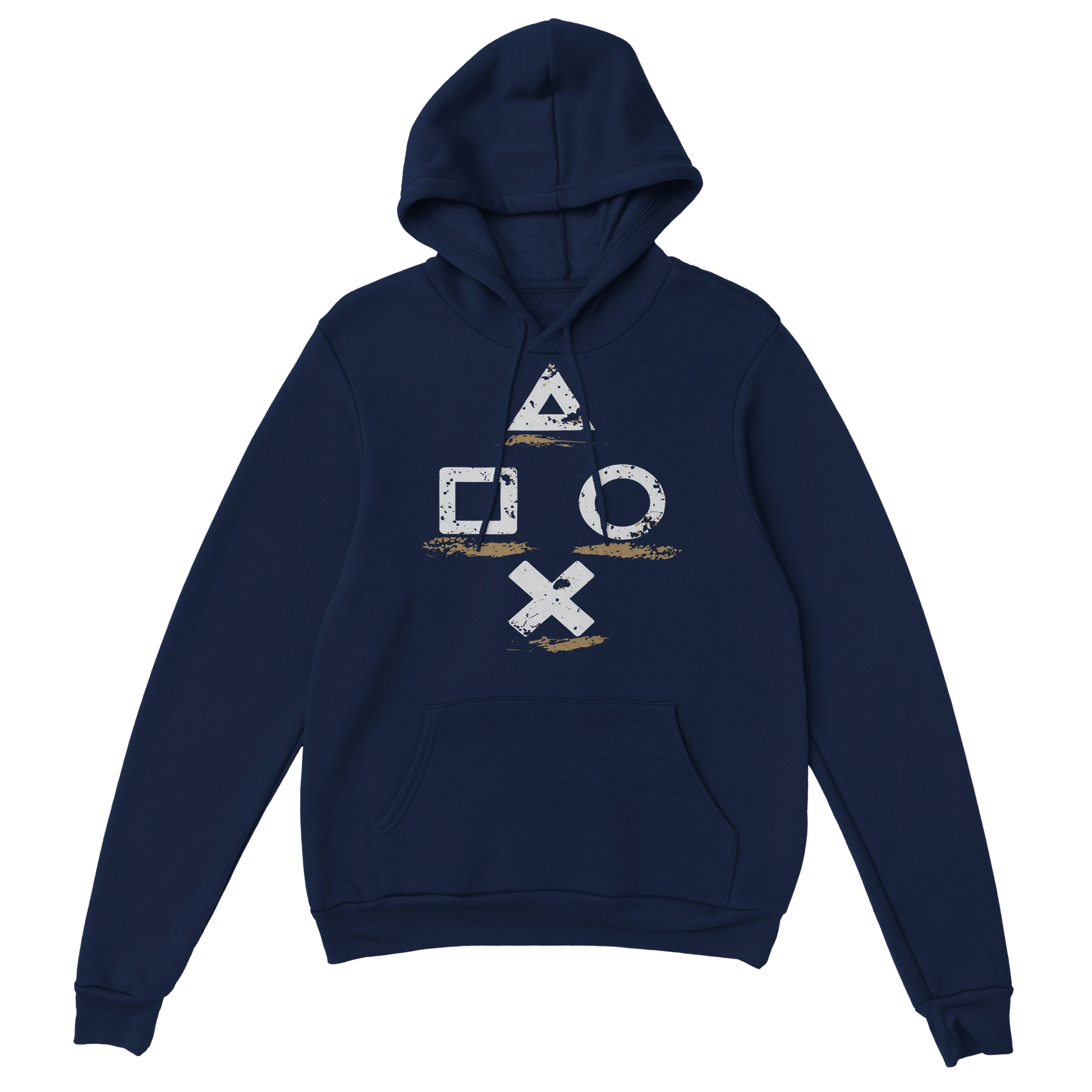 Gaming Hoodie - Controller Icons marine – Gaming Hoodie Flatlay mit Gaming  Controller Icons Print
