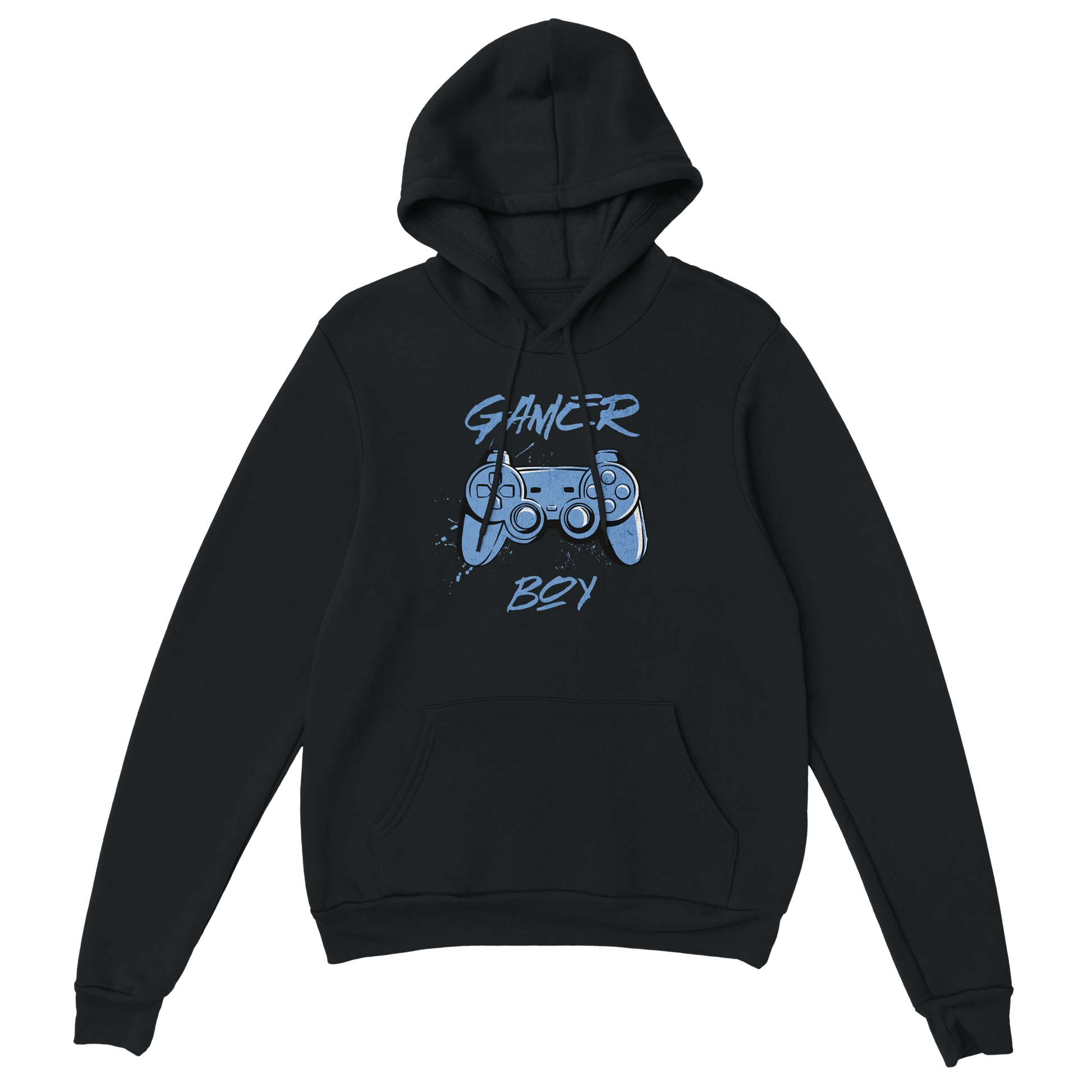 Gaming Hoodie - Gamer Boy schwarz – Gaming Hoodie Flatlay mit Gaming  Gamer Boy Print
