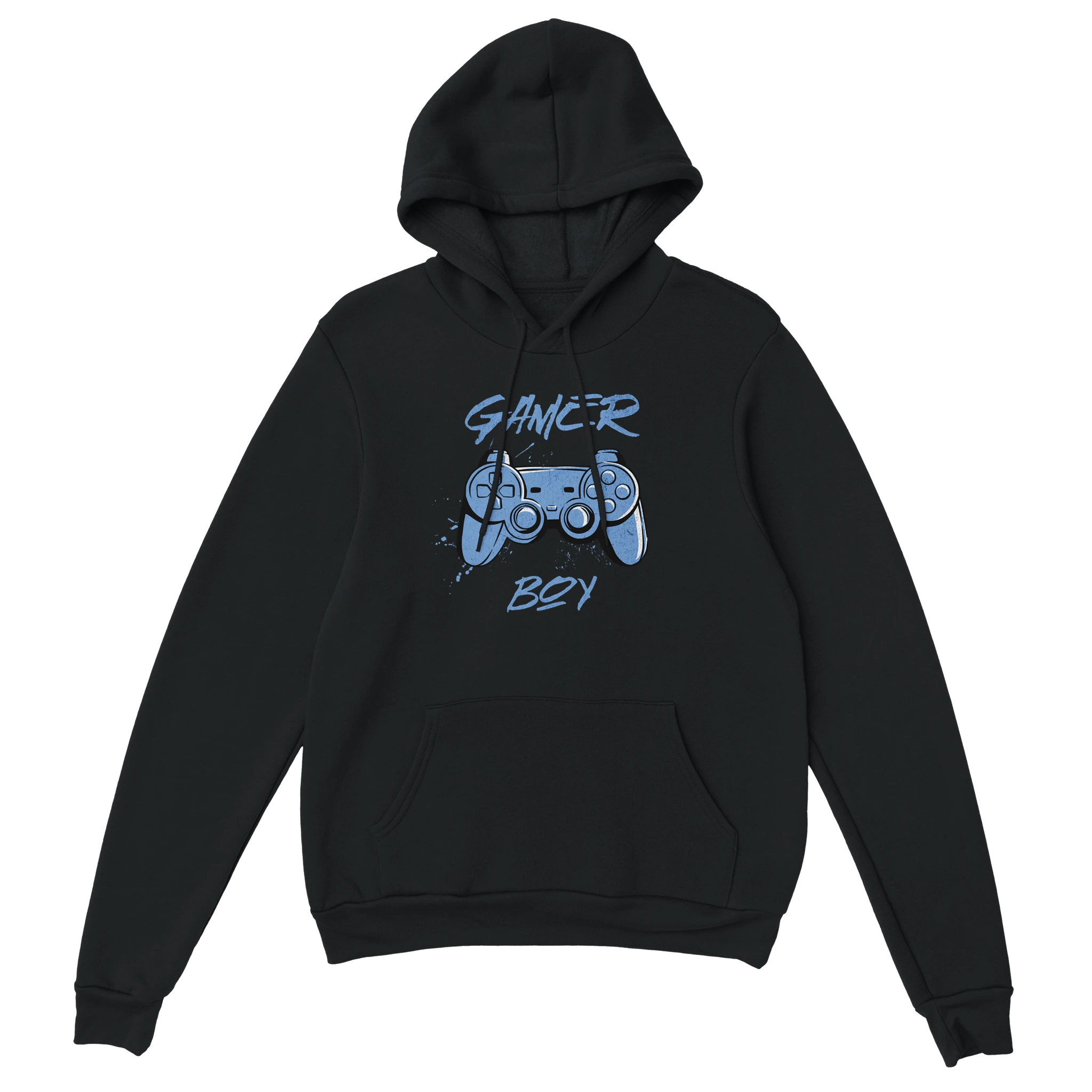 Gaming Hoodie - Gamer Boy schwarz – Gaming Hoodie Flatlay mit Gaming  Gamer Boy Print