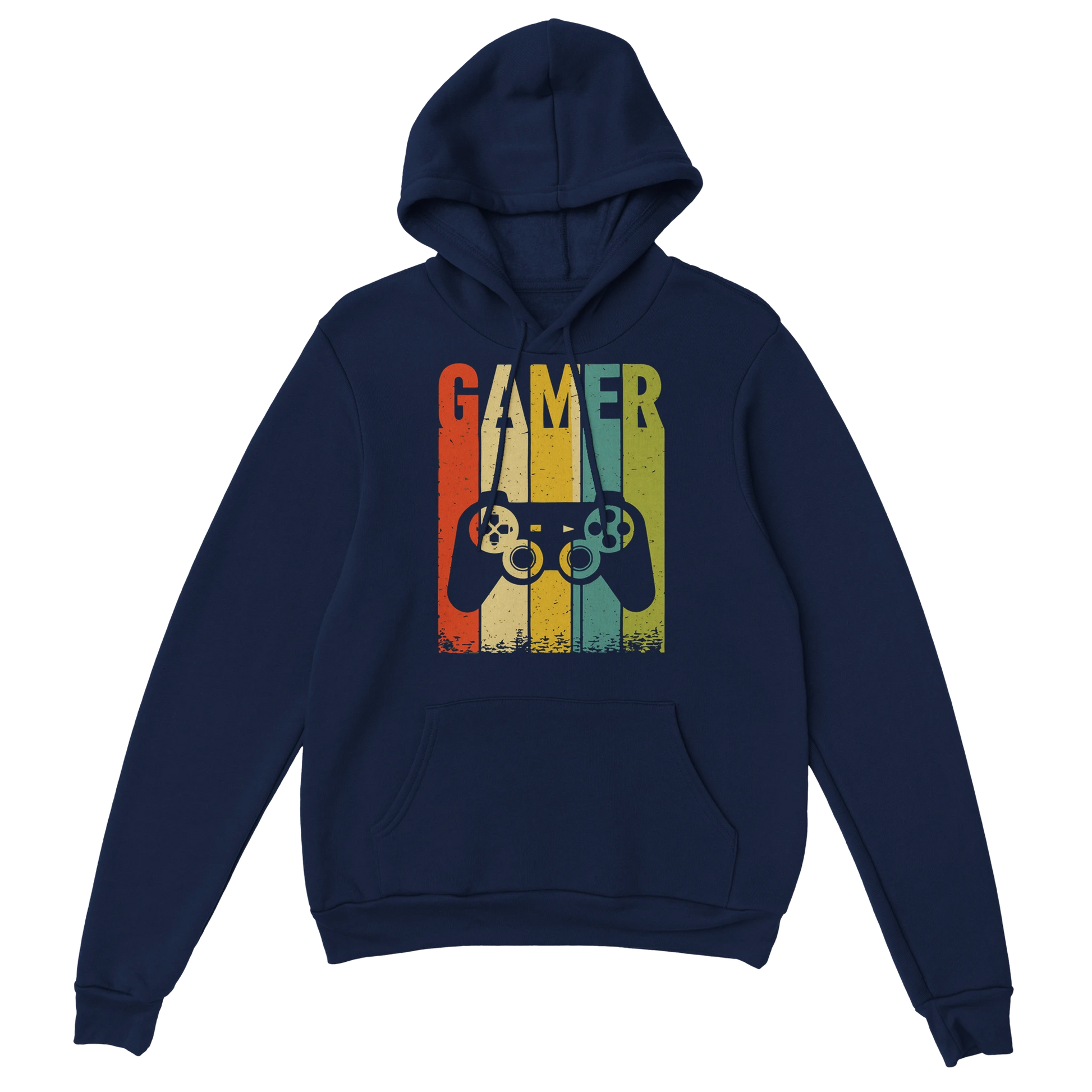 Gaming Hoodie - GAMER marine – Gaming Hoodie Flatlay mit Gaming  GAMER Print