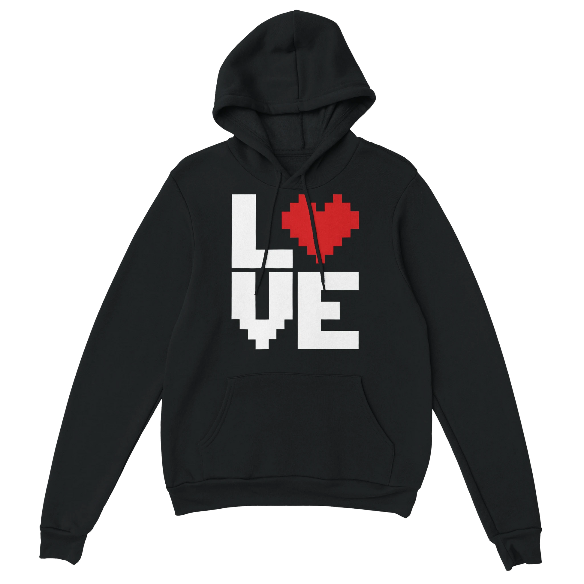 Gaming Hoodie - LOVE schwarz – Gaming Hoodie Flatlay mit Gaming  LOVE Print