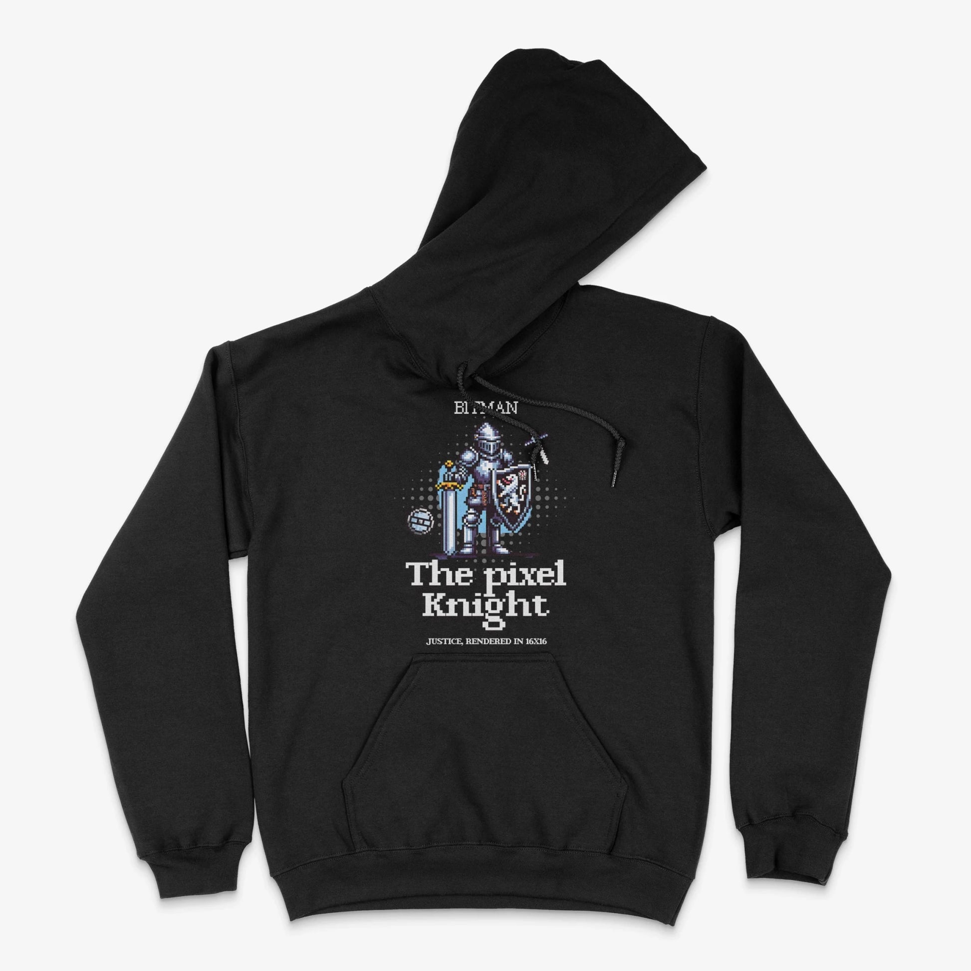 Gaming Hoodie - The Pixel Knight Hoodie in Farbe schwarz  