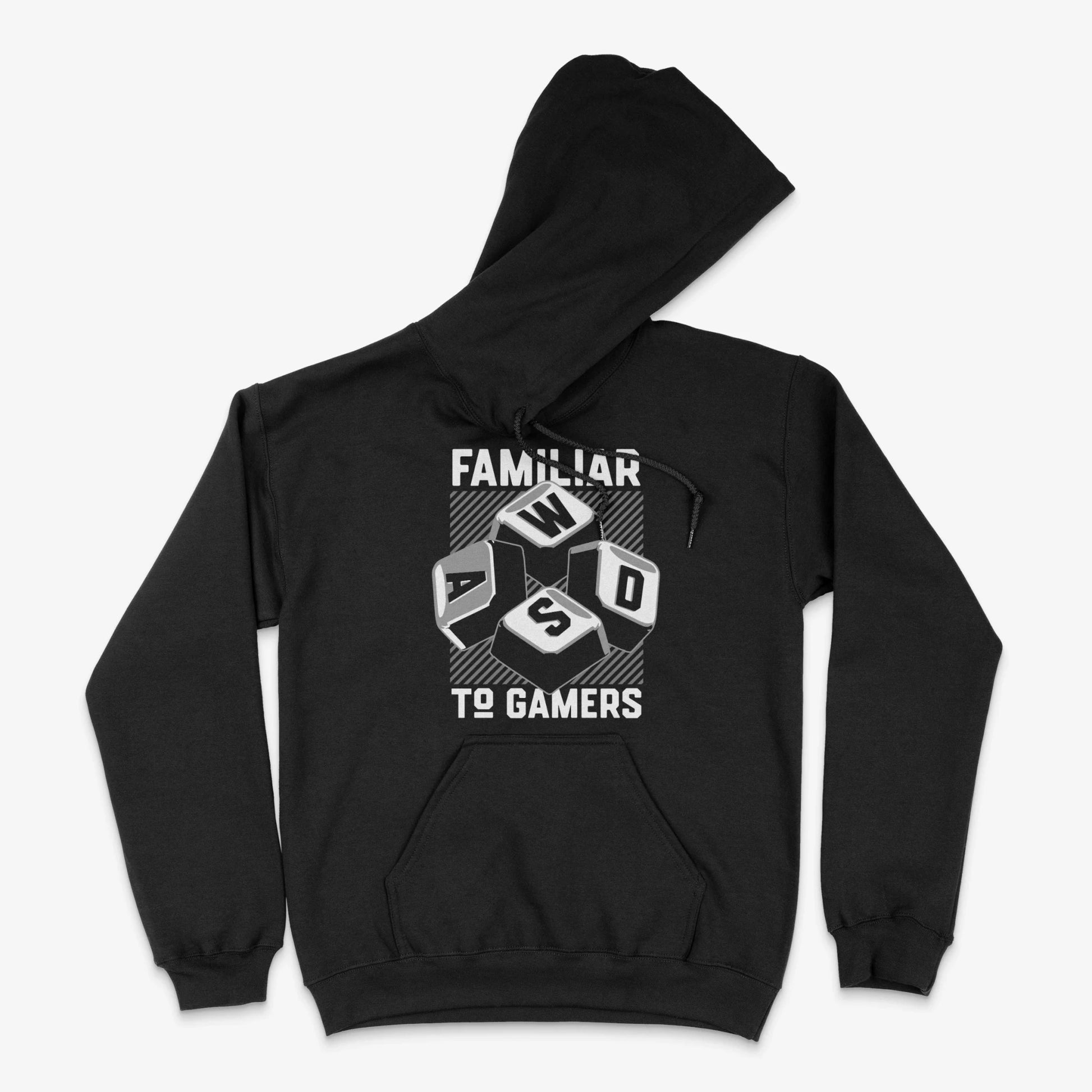 Gaming Hoodie - WASD Hoodie in Farbe schwarz 