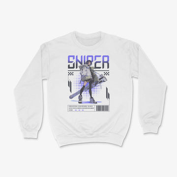 Gaming Sweater - Sniper Pullover in Farbe weiss 