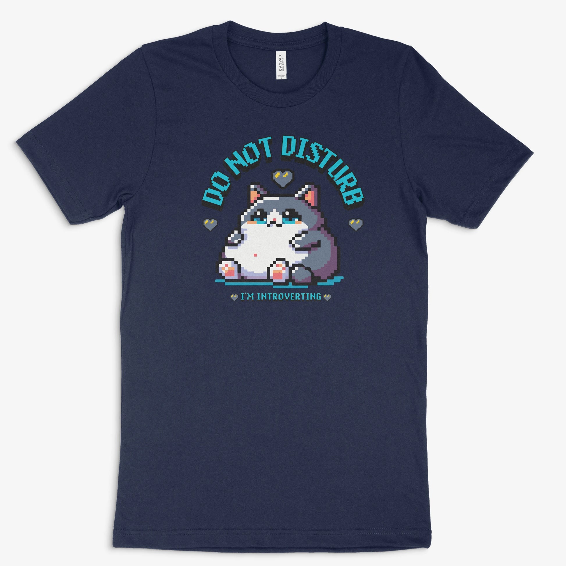 Introvert Shirt | Do Not Disturb – I’m Introverting in Farbe marine 