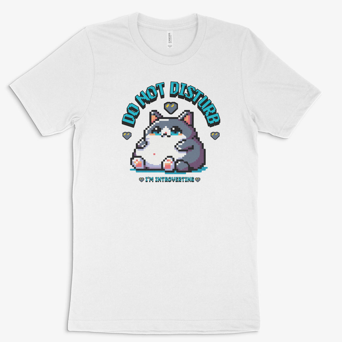 Introvert Shirt | Do Not Disturb – I’m Introverting in Farbe weiss 