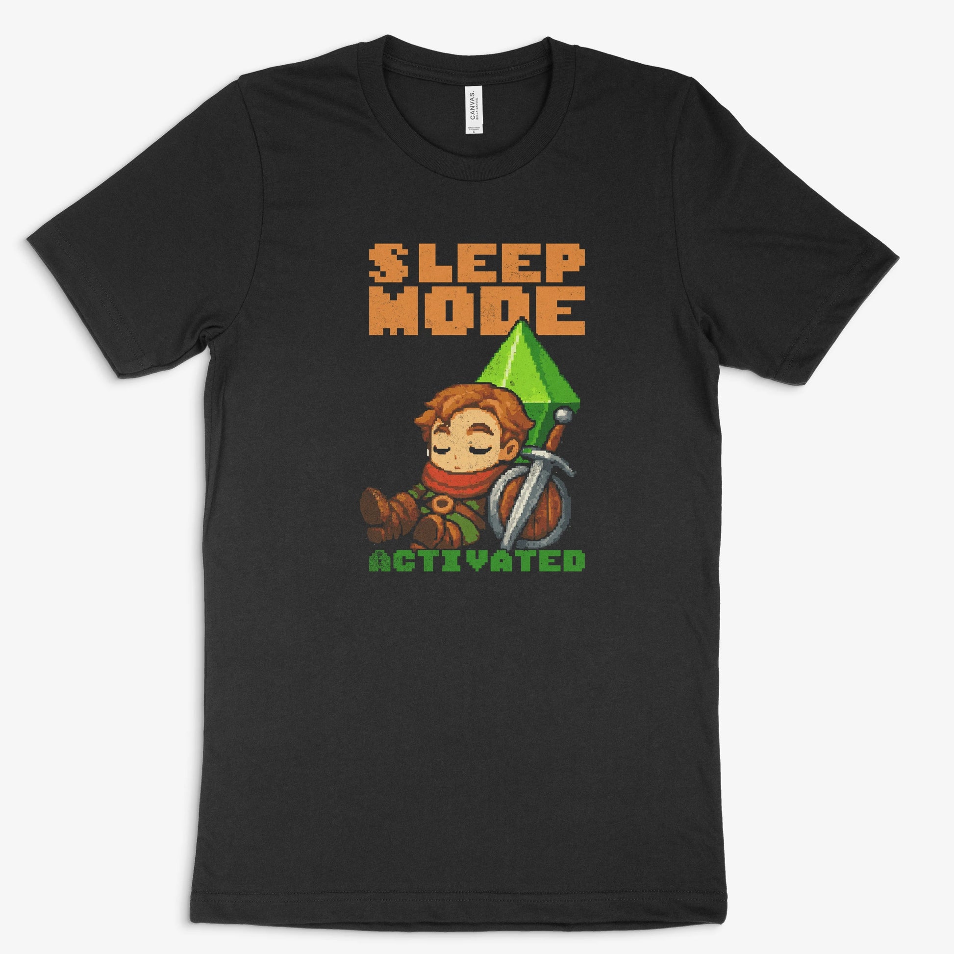 Lustiges Gamer Shirt - Sleep Mode Active in Farbe schwarz 