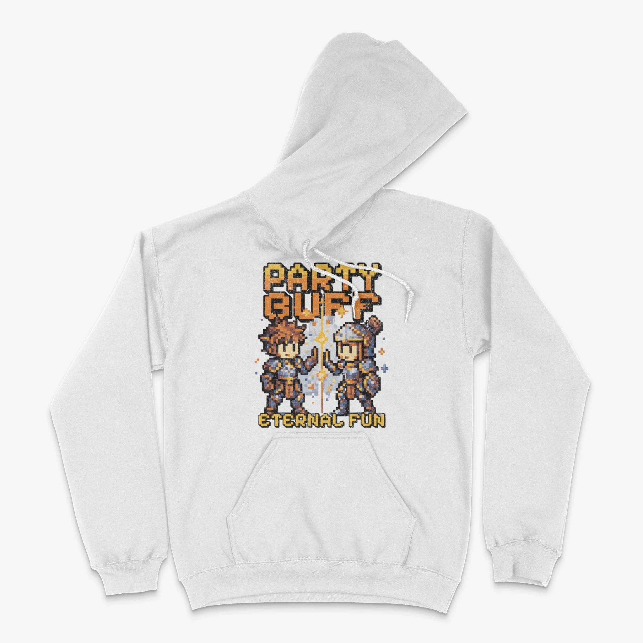 RPG Gamer Hoodie - Party Buff Hoodie in Farbe weiss  